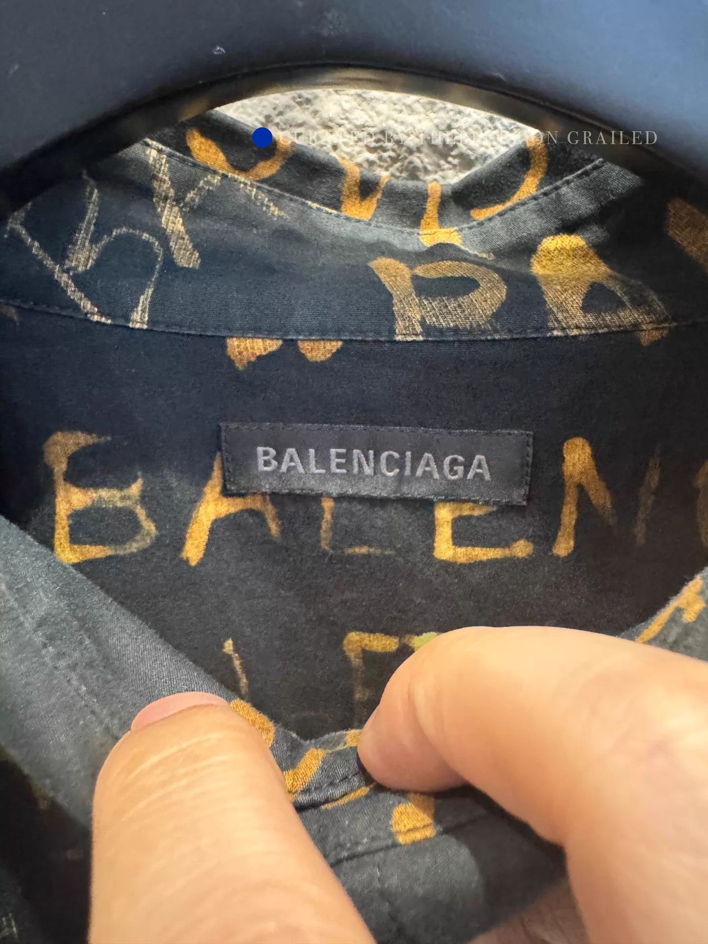 Balenciaga Black Short Sleeve Button-Up Shirt Size US XS / EU 42 / 0 - 2 Thumbnail