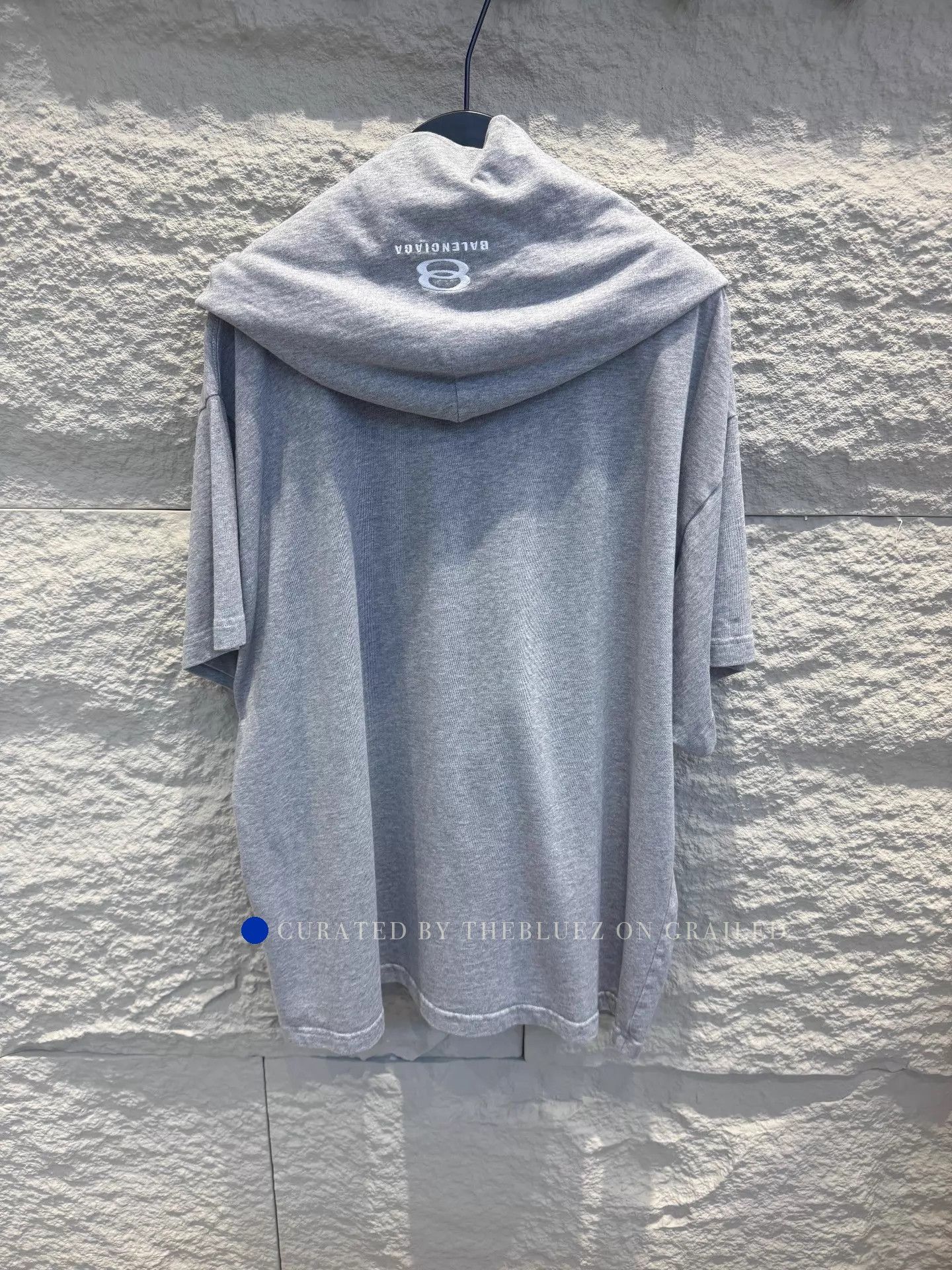 Balenciaga Hooded Gray Short Sleeve T-Shirt Size US S / EU 44-46 / 1 - 3 Thumbnail