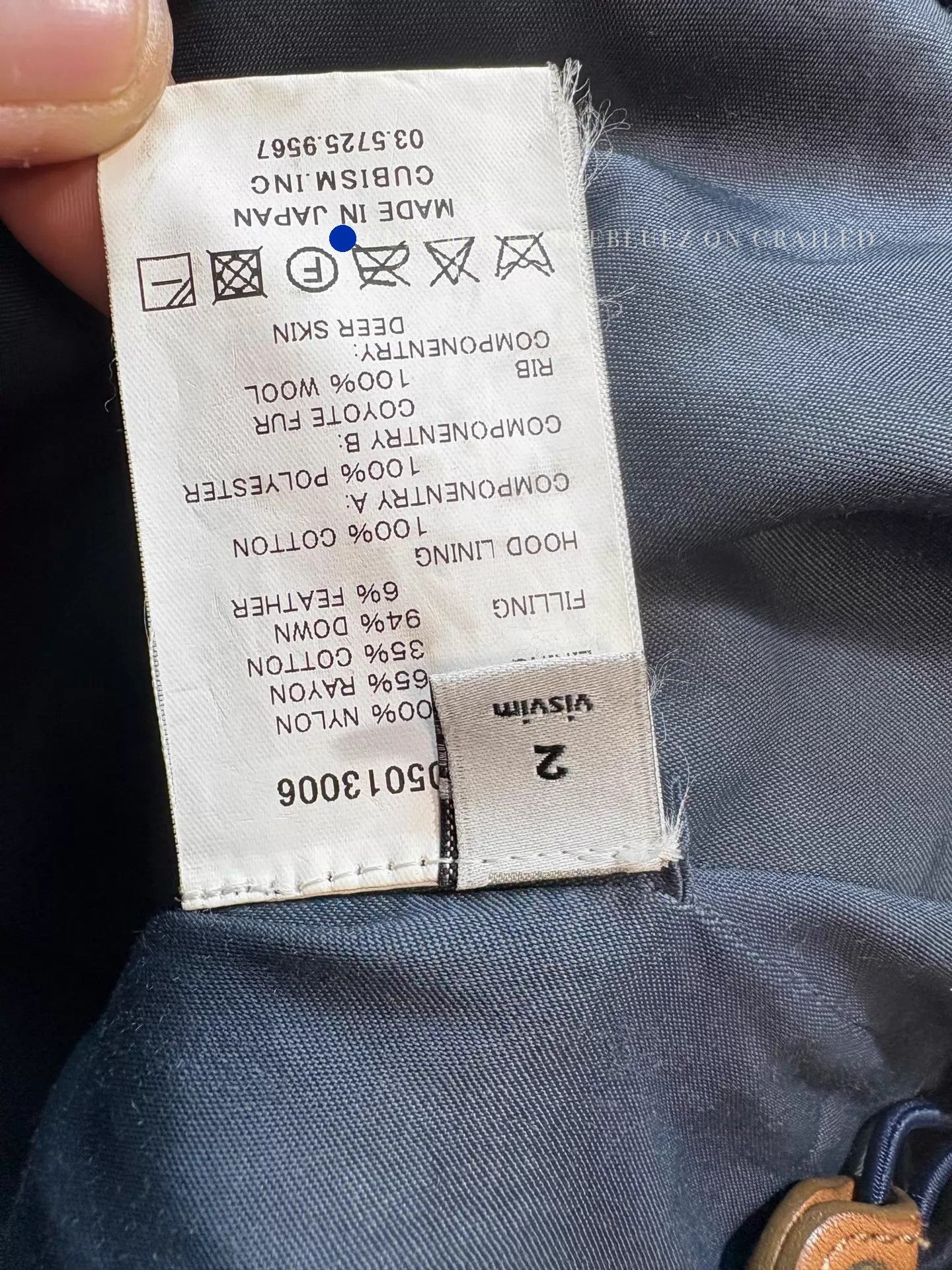 Visvim Gradient Dyed Down Coat in Multi Color Size US M / EU 48-50 / 2 - 8 Thumbnail