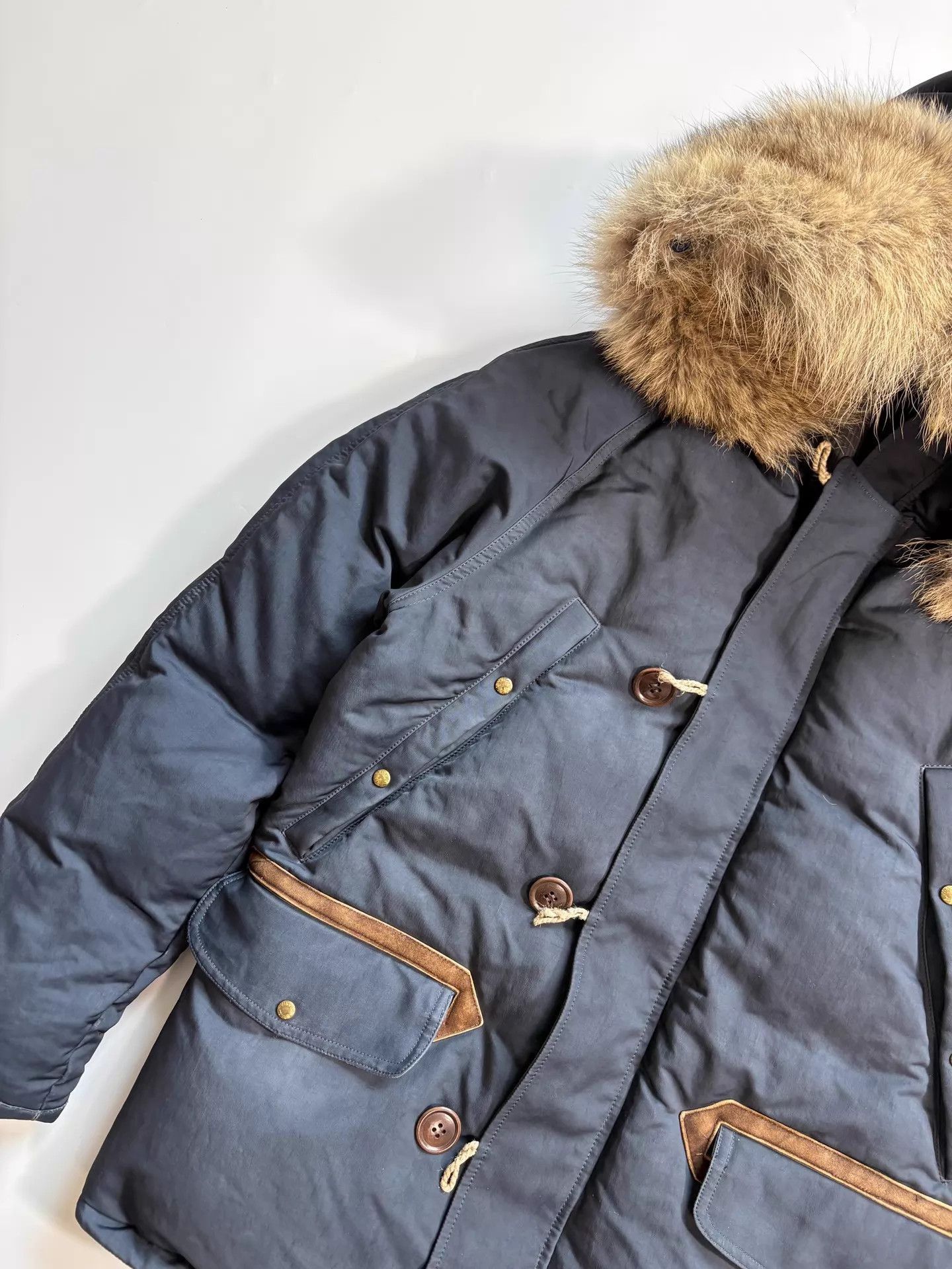 Visvim Gradient Dyed Down Coat in Multi Color Size US M / EU 48-50 / 2 - 2 Thumbnail