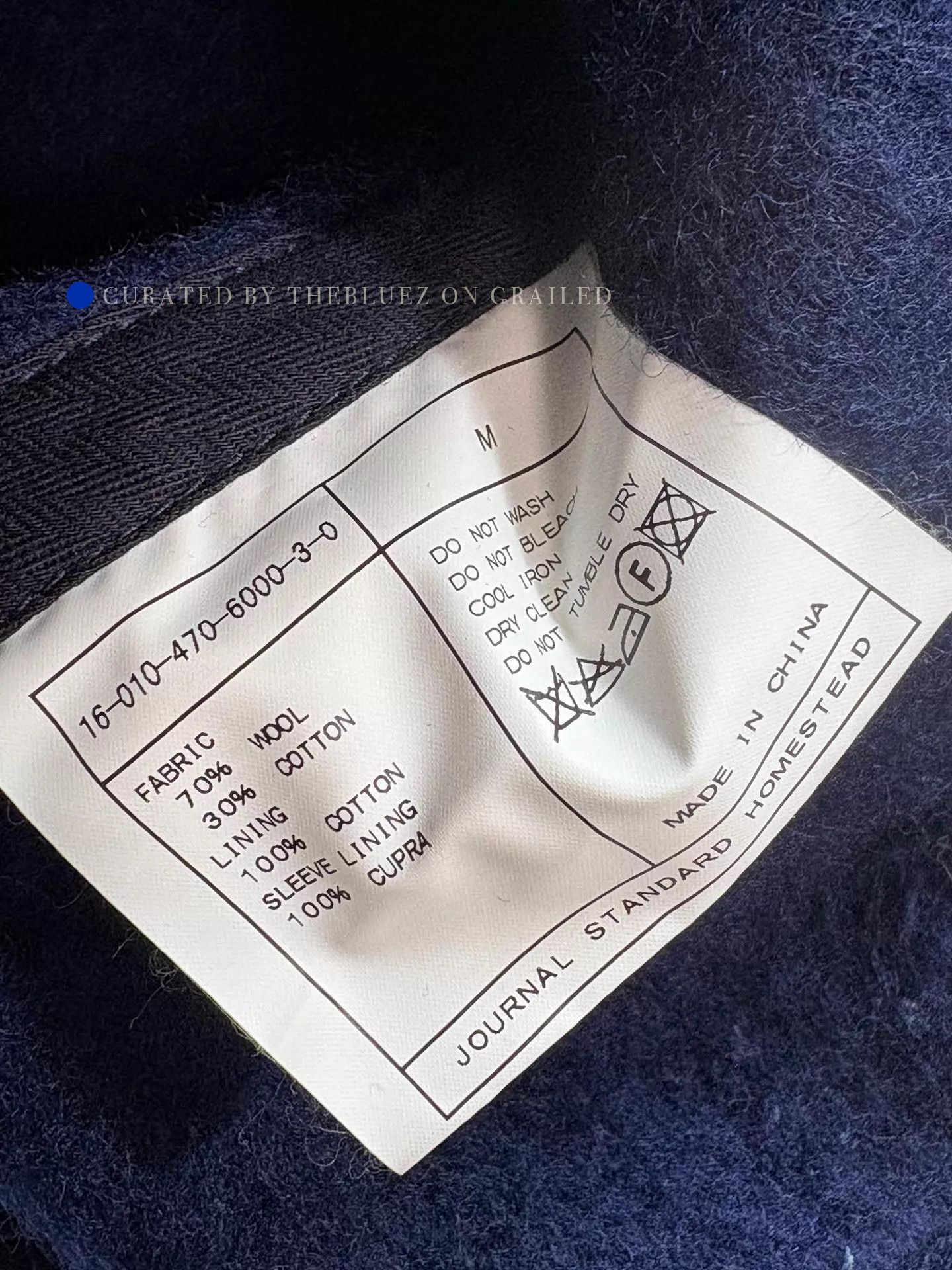 Journal Standard Premium Black Wool Blend Jacket Size US M / EU 48-50 / 2 - 5 Thumbnail