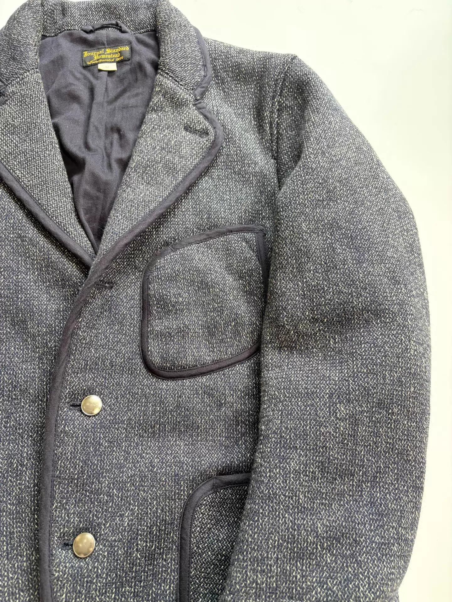 Journal Standard Premium Black Wool Blend Jacket Size US M / EU 48-50 / 2 - 2 Thumbnail