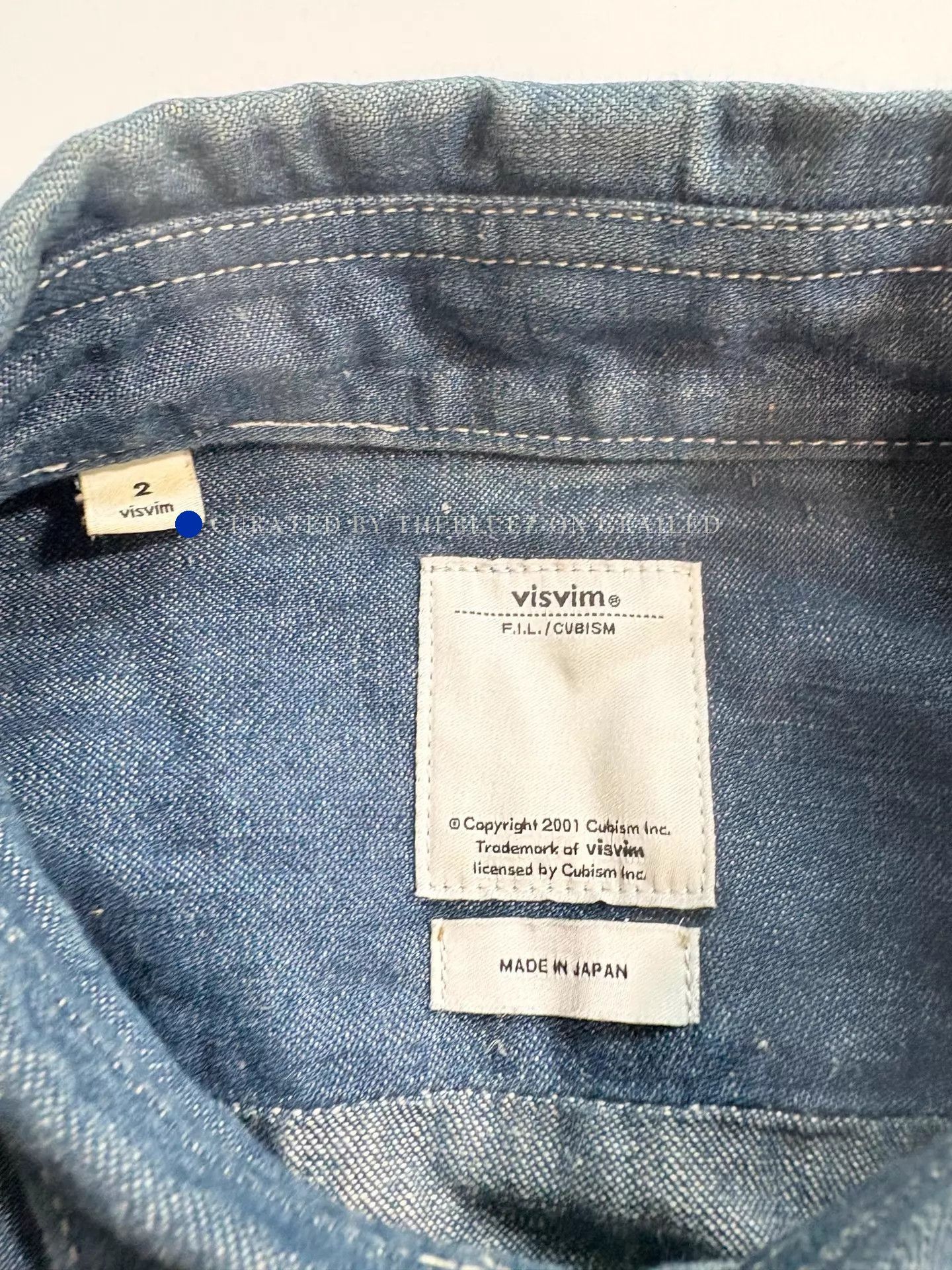 Visvim Classic Denim Button-Up Shirt Size US M / EU 48-50 / 2 - 5 Thumbnail