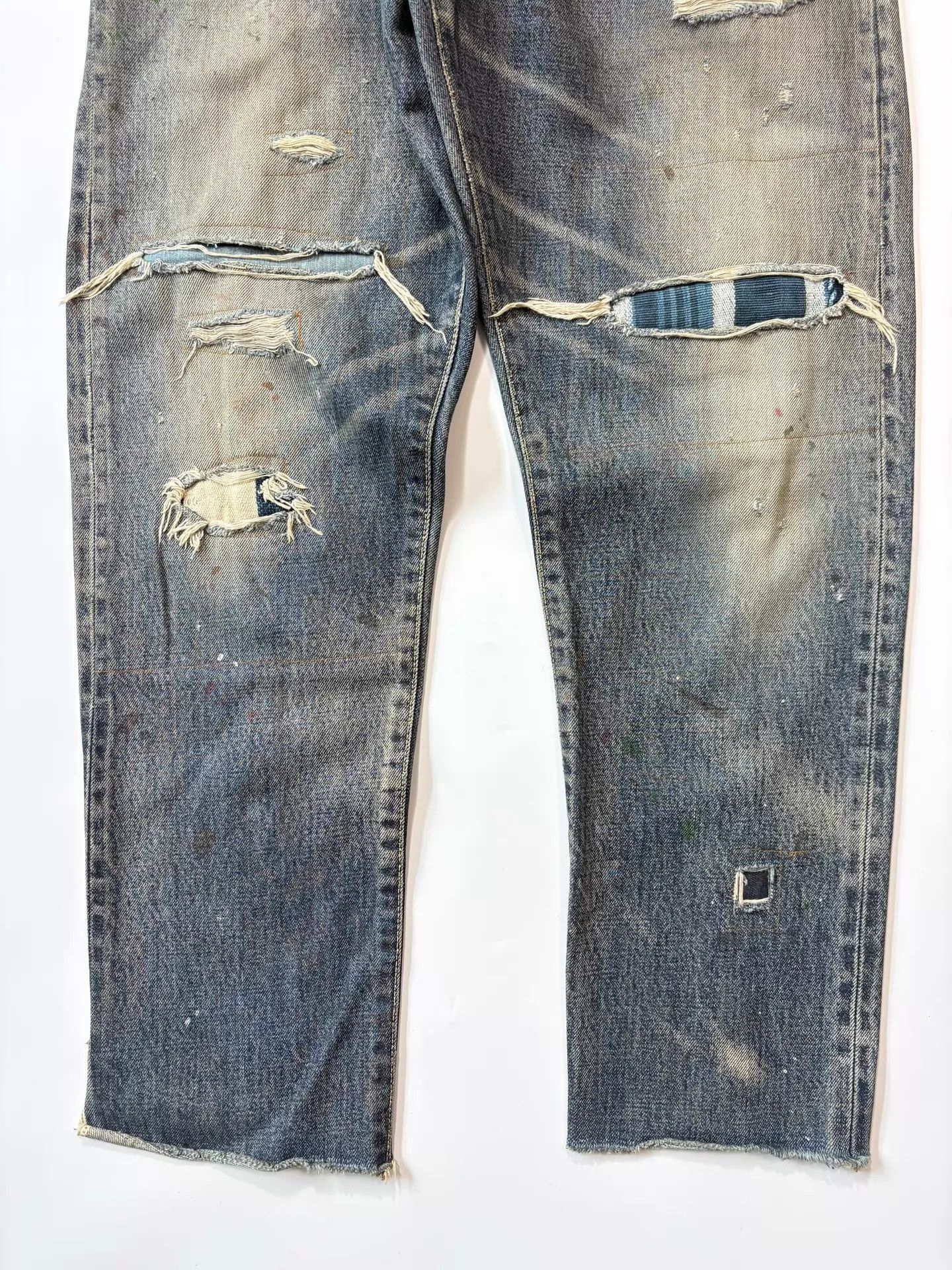 Visvim Unique Blue Tacked Crash Journey Pants Size US 30 / EU 46 - 4 Thumbnail