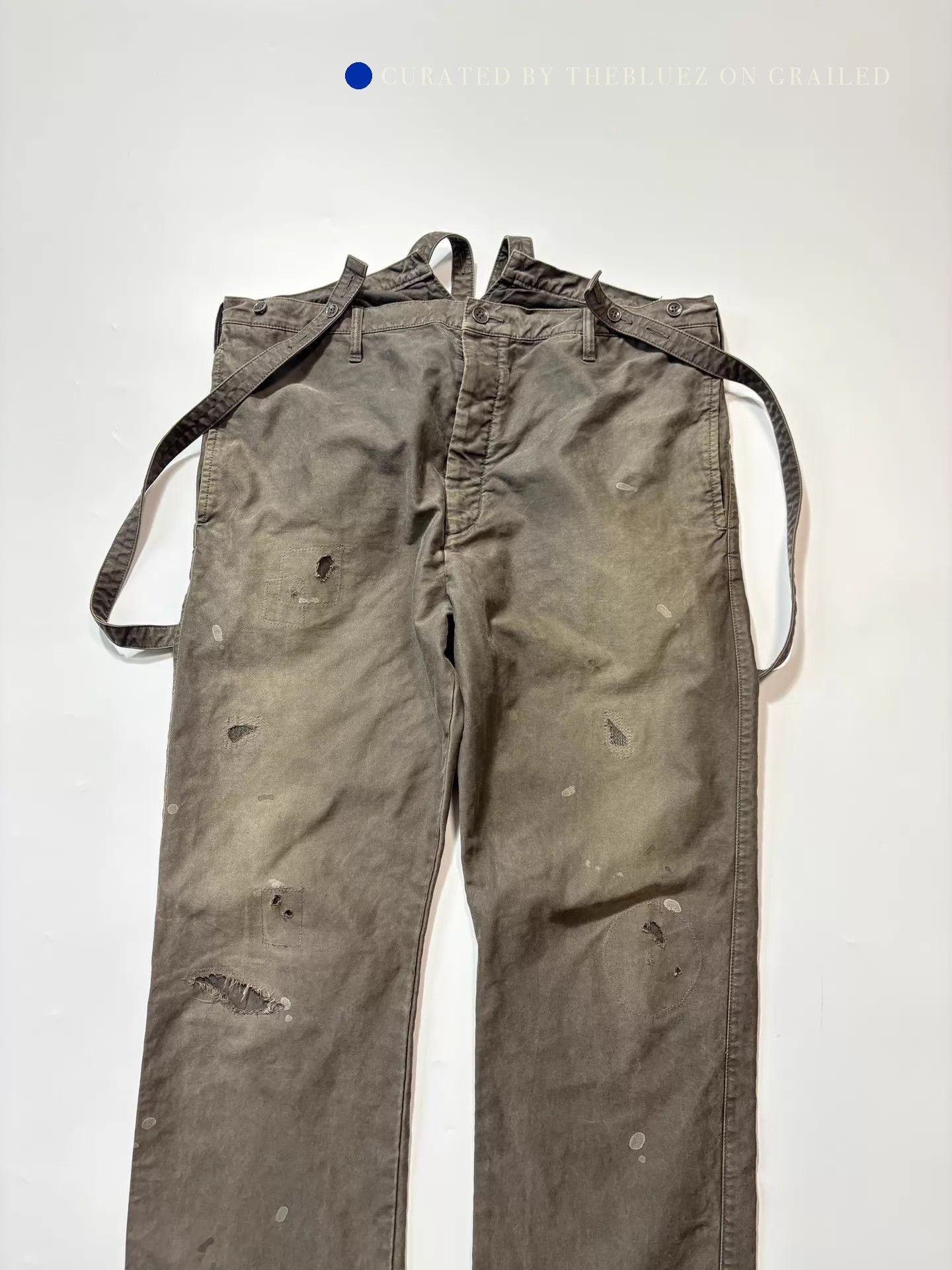 Visvim Visvim Travailleur Braces Pants DMGD 3 95 Size US 34 / EU 50 - 3 Thumbnail