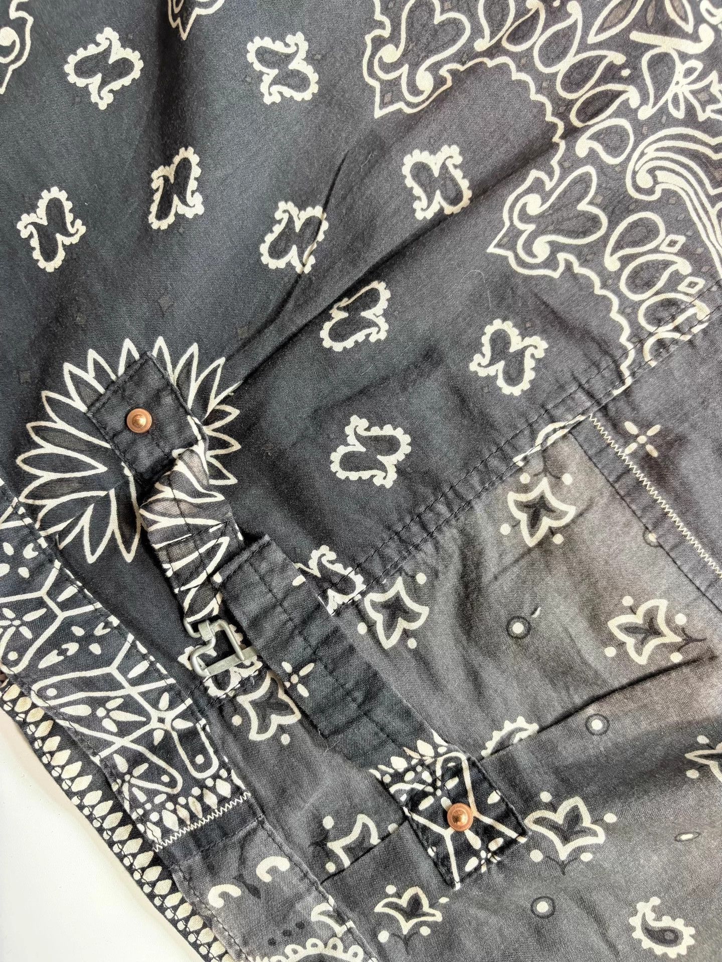 Kapital Distressed Multi-Color Floral Button-Up Shirt Size US M / EU 48-50 / 2 - 4 Thumbnail