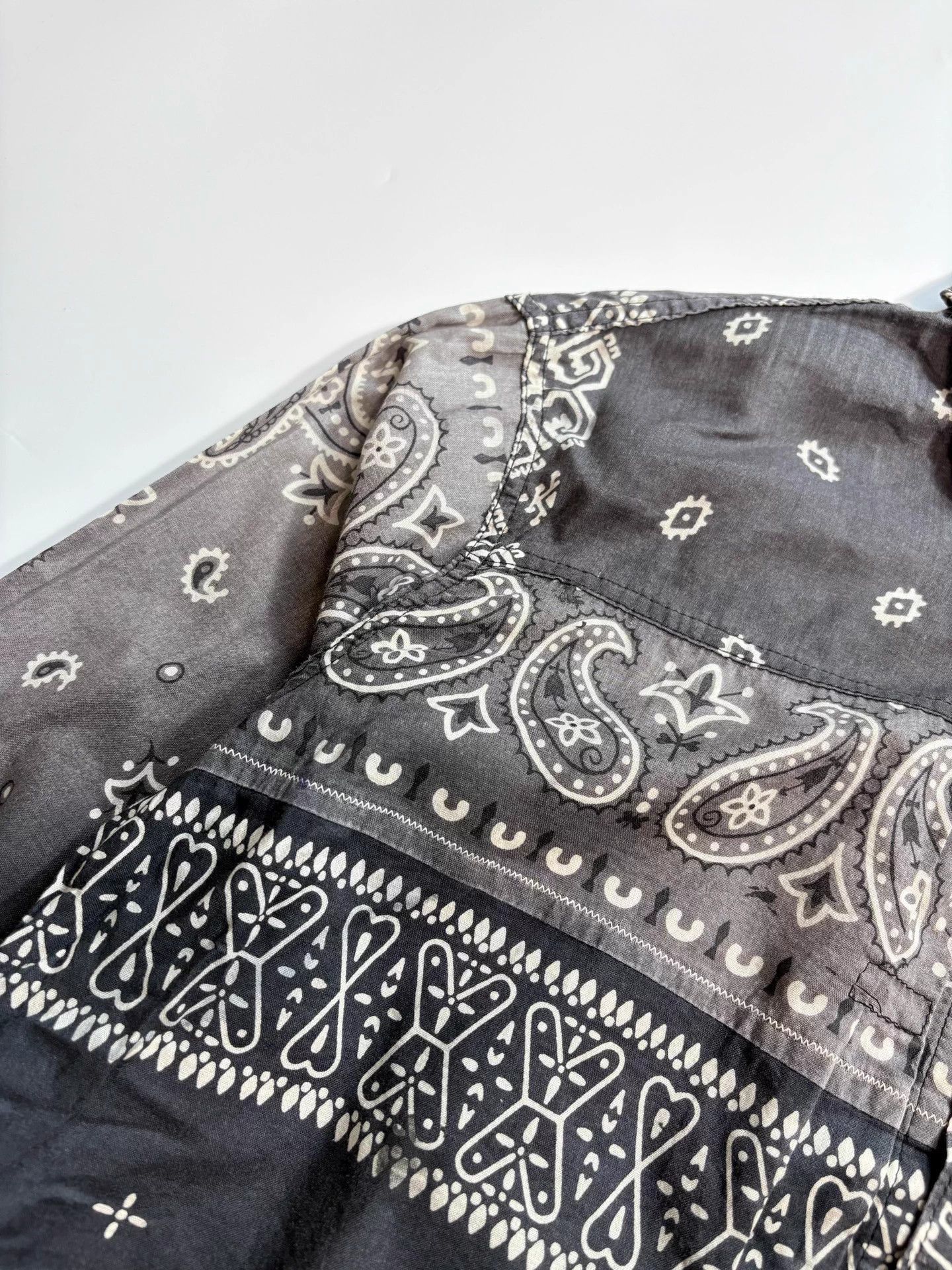 Kapital Distressed Multi-Color Floral Button-Up Shirt Size US M / EU 48-50 / 2 - 6 Thumbnail