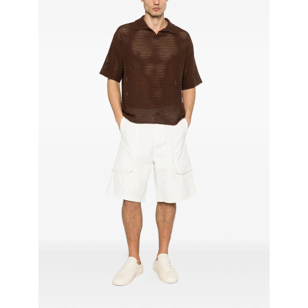 Arte Antwerp Arte Antwerp WHITE Shorts - Cargo Shorts Size US 32 / EU 48 - 4 Thumbnail