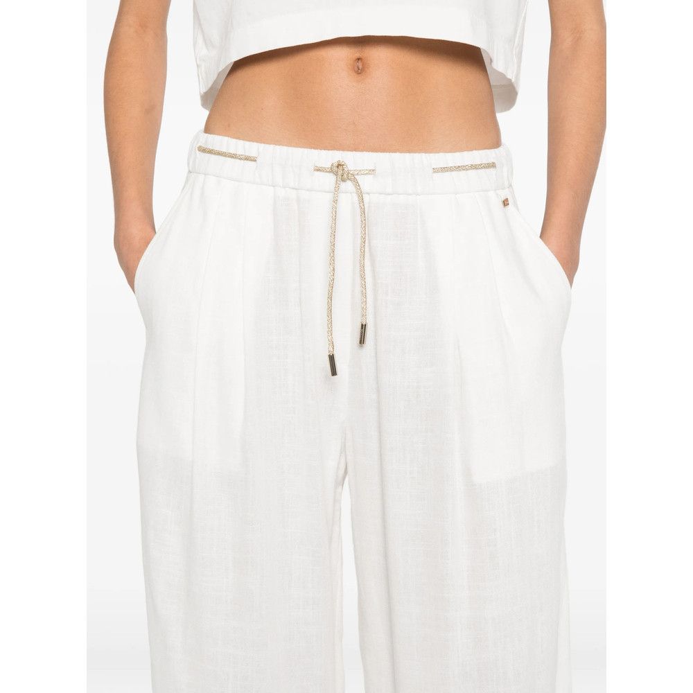 Herno Herno WHITE Trousers - Straight Trousers Size 28" / US 6 / IT 42 - 5 Thumbnail