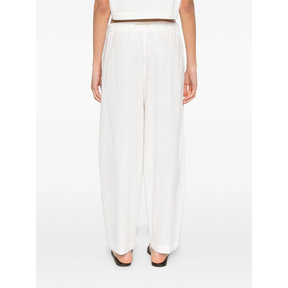 Herno Herno WHITE Trousers - Straight Trousers Size 30" / US 8 / IT 44 - 3 Thumbnail