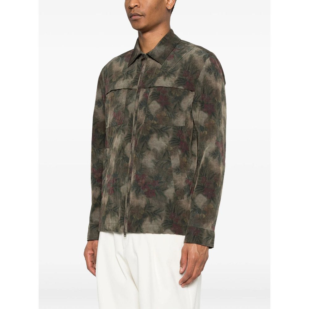 Herno Herno GREEN Jackets - Shirt Jackets Size US L / EU 52-54 / 3 - 3 Thumbnail