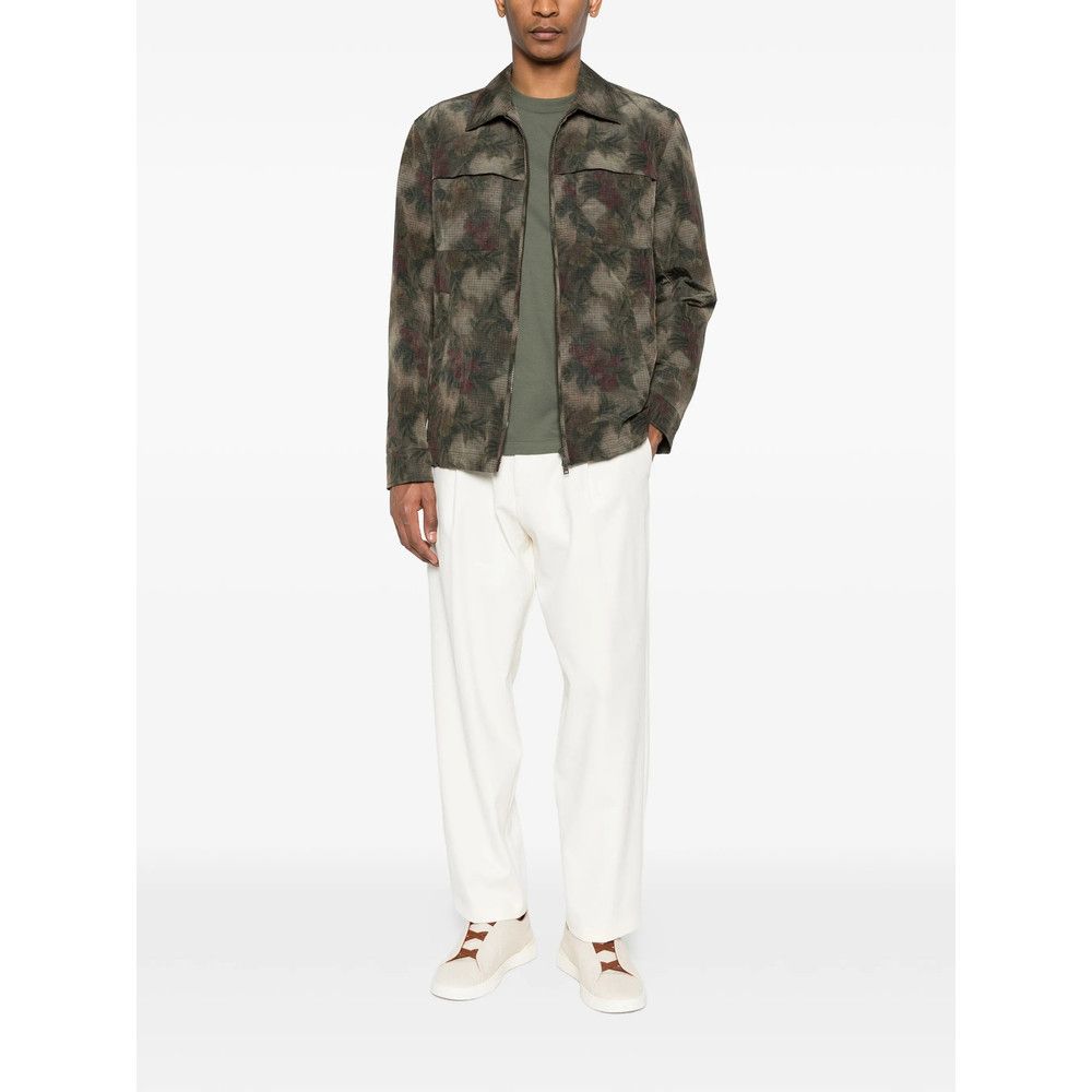 Herno Herno GREEN Jackets - Shirt Jackets Size US XL / EU 56 / 4 - 4 Thumbnail