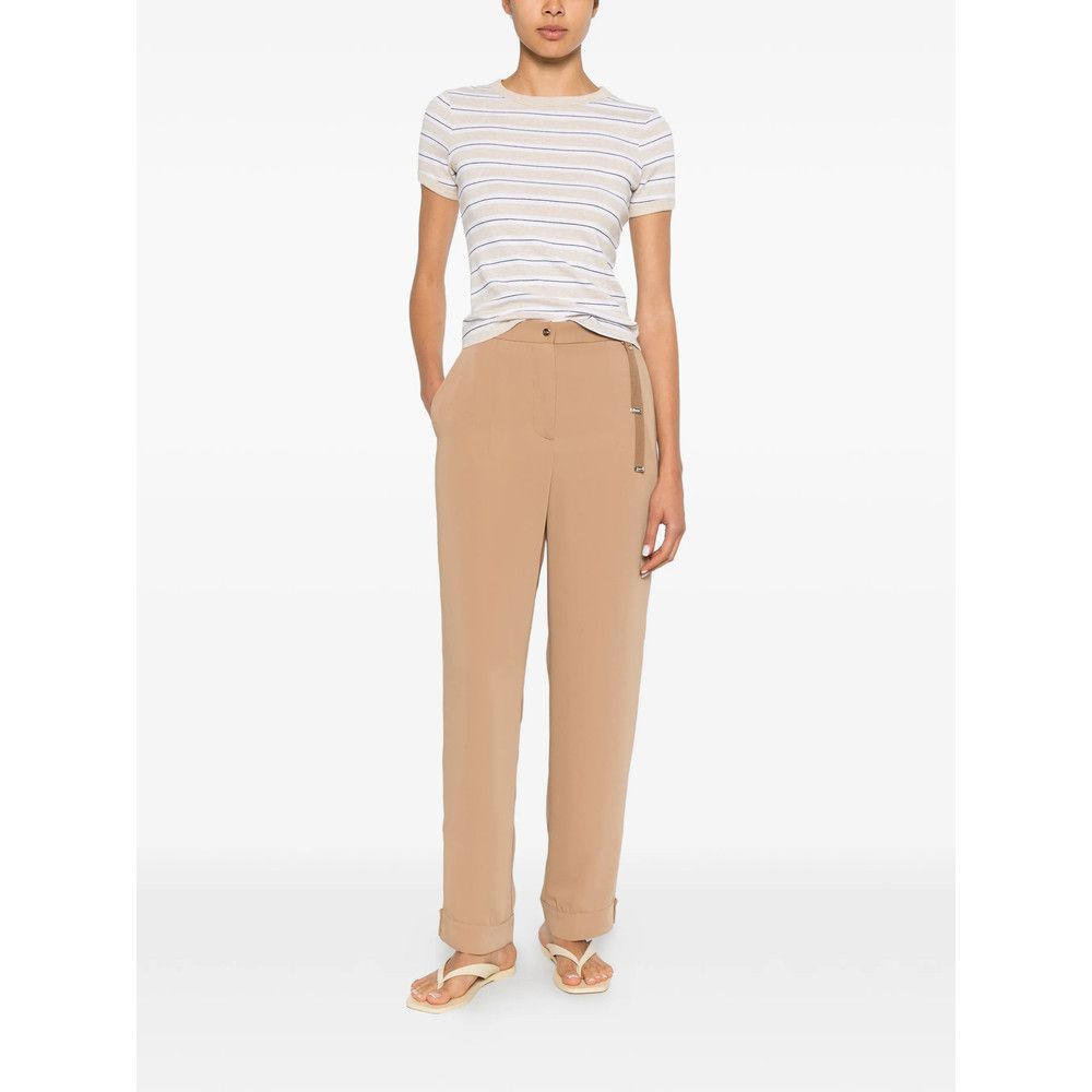 Herno Herno NEUTRALS Trousers - Straight Trousers Size 28" / US 6 / IT 42 - 3 Thumbnail