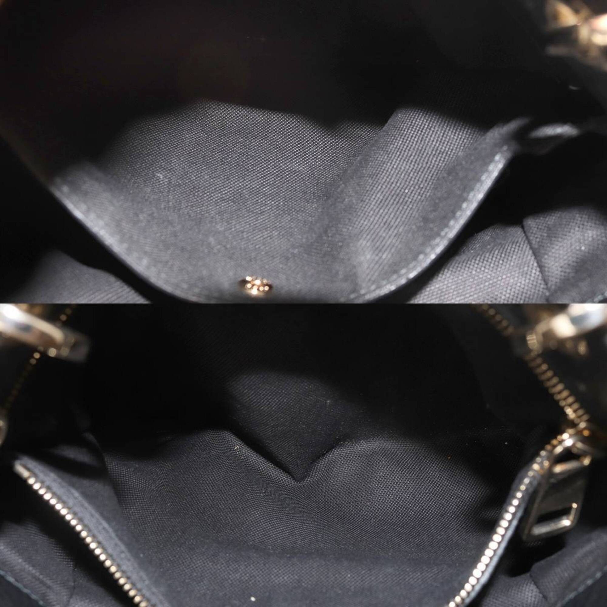 Gucci GUCCI Bamboo 2-way Handbag/Shoulder Bag, Black x 520981 Size ONE SIZE - 10 Thumbnail