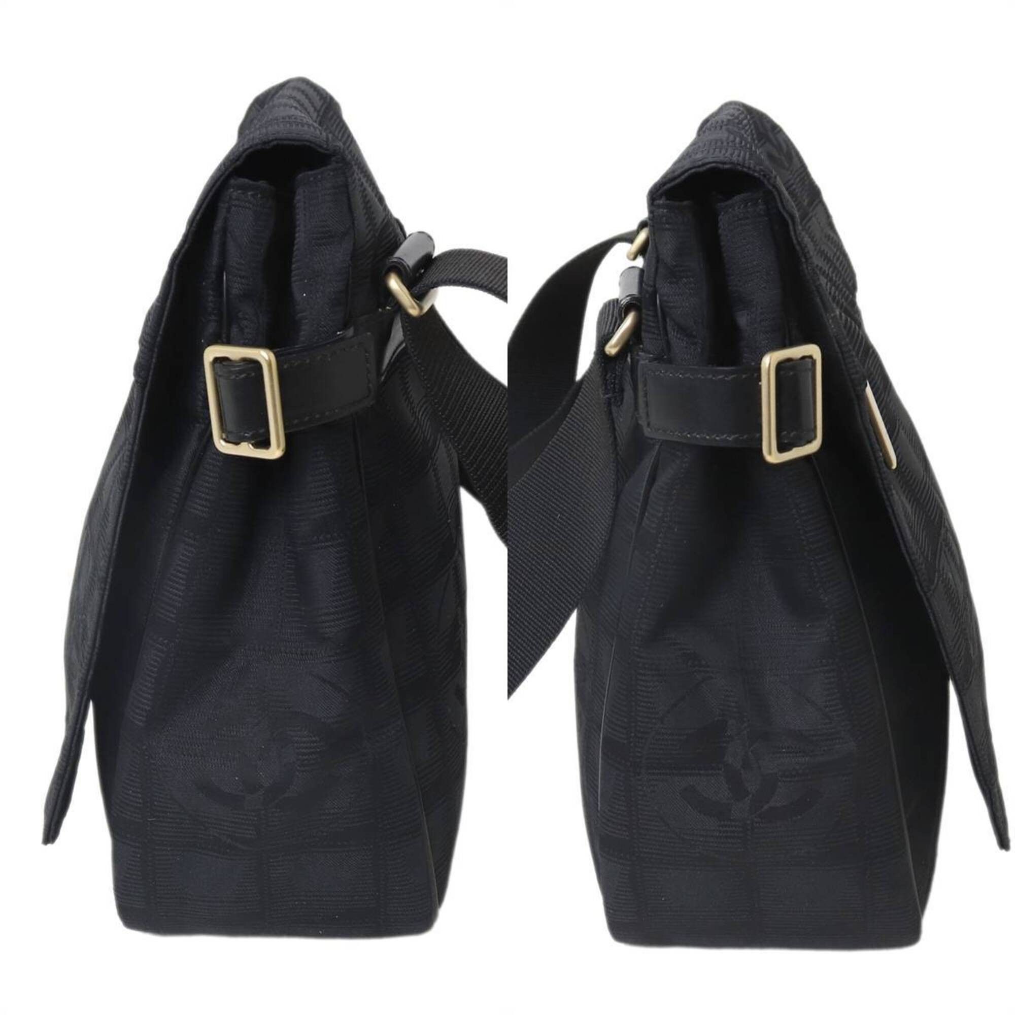 Chanel Chanel Shoulder Bag, New Travel Line, Black, 9954395 Size ONE SIZE - 4 Thumbnail