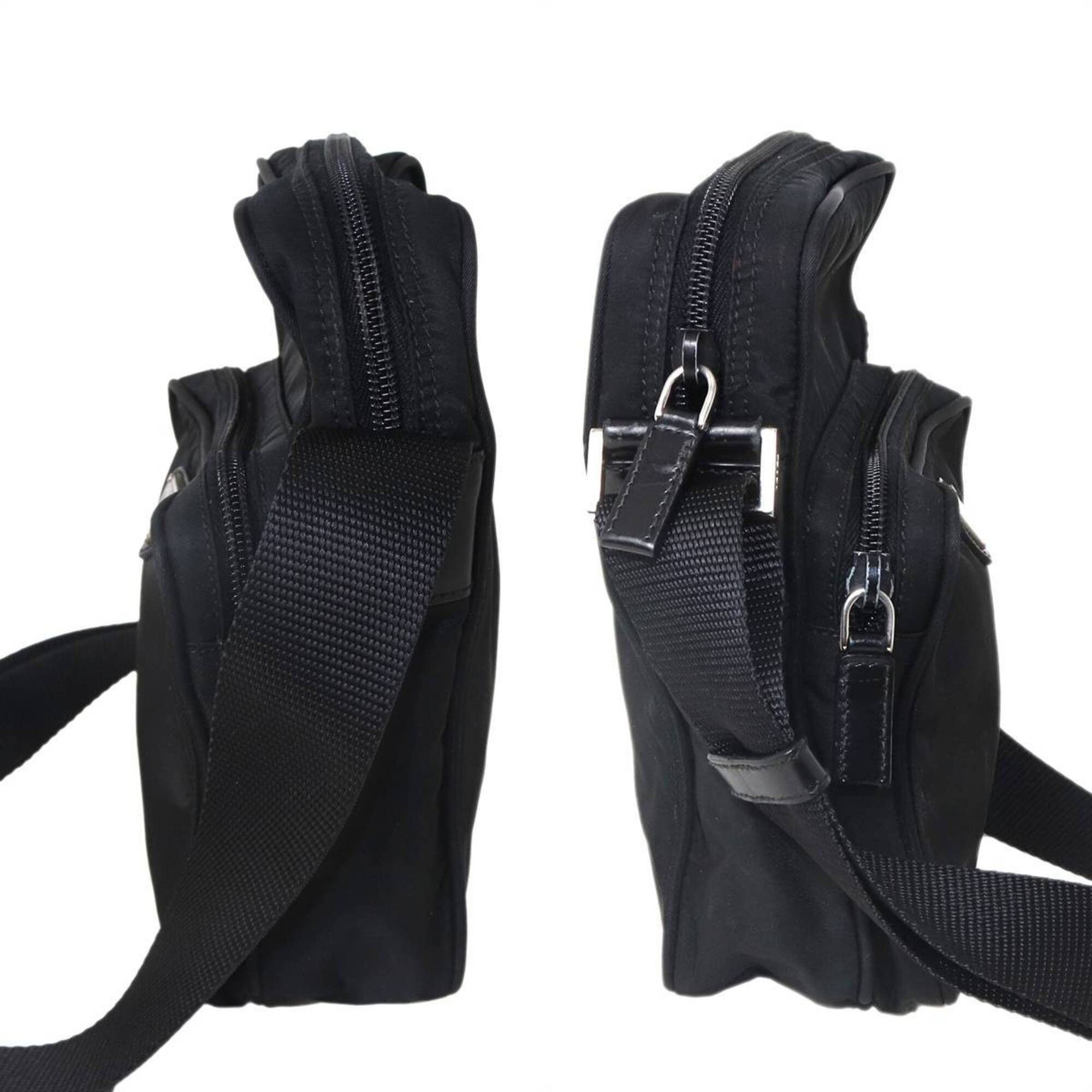 Prada PRADA Nylon Shoulder Bag, Black Size ONE SIZE - 4 Thumbnail