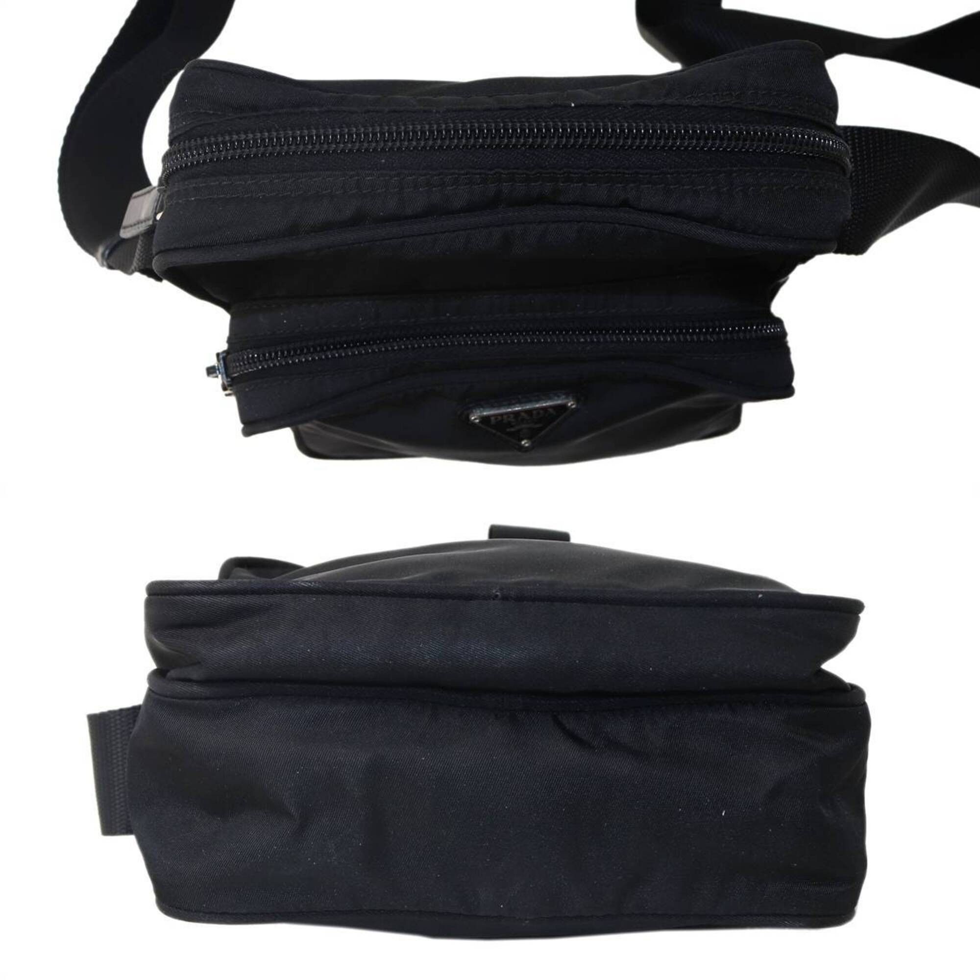Prada PRADA Nylon Shoulder Bag, Black Size ONE SIZE - 5 Thumbnail