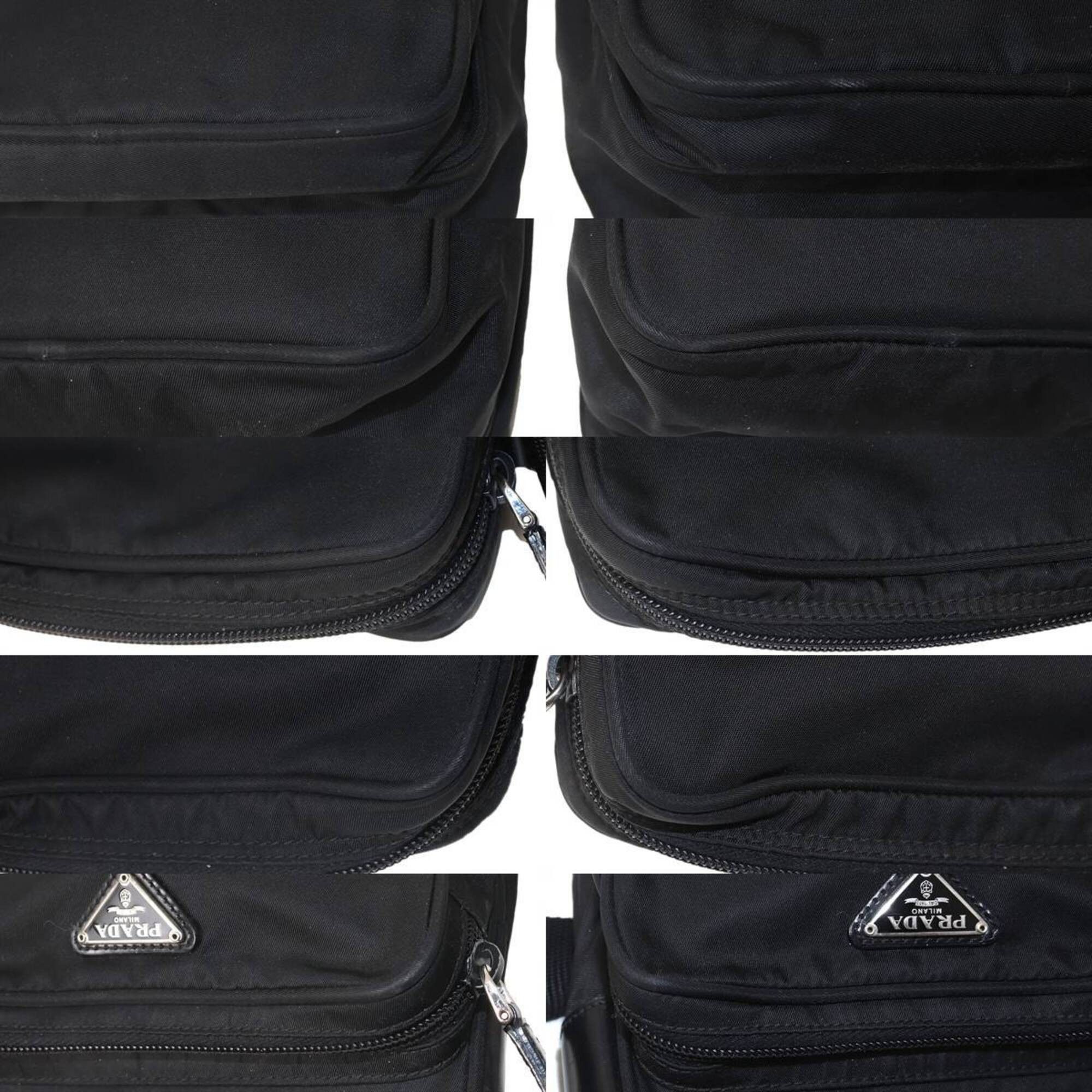 Prada PRADA Nylon Shoulder Bag, Black Size ONE SIZE - 6 Thumbnail