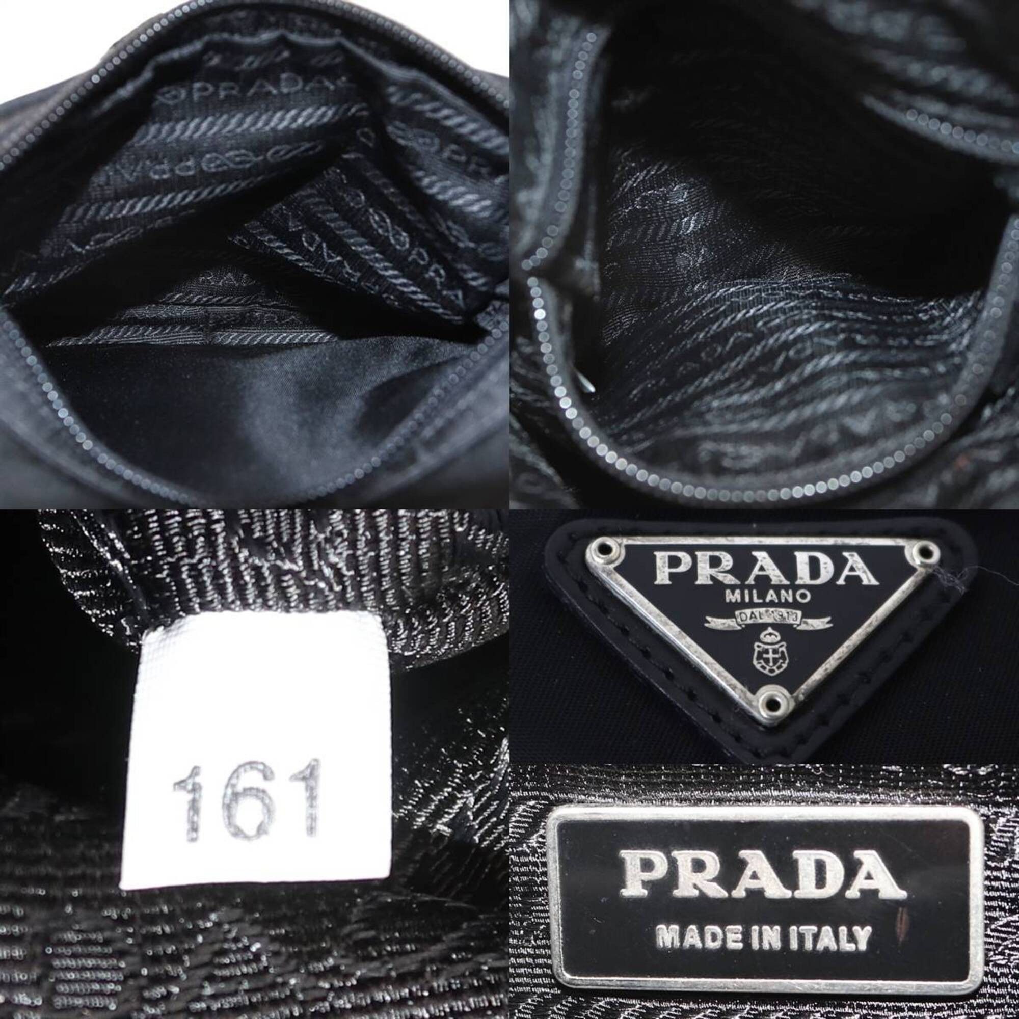Prada PRADA Nylon Shoulder Bag, Black Size ONE SIZE - 9 Thumbnail