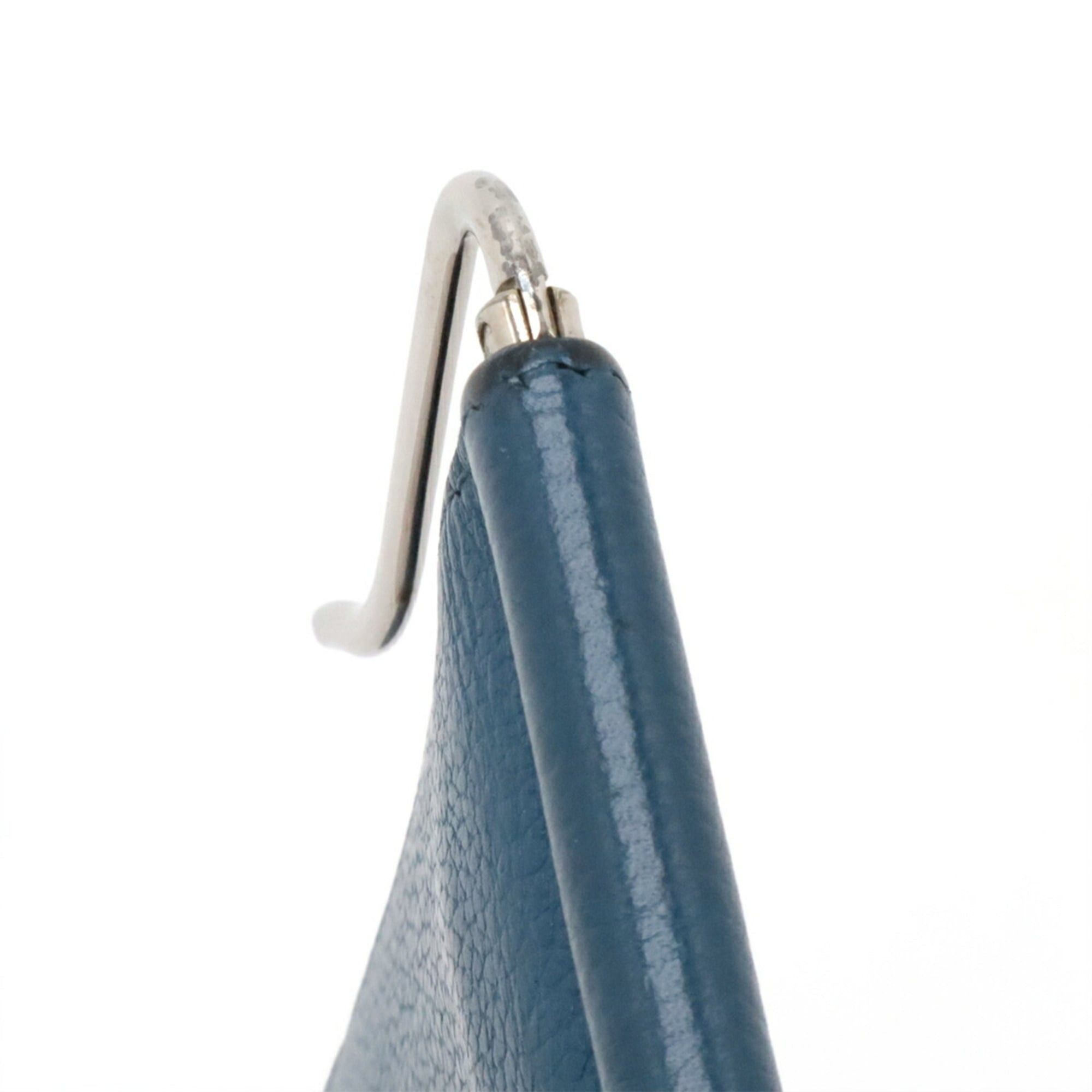 Hermes HERMES Poker Bi-fold Wallet, Money Clip Style, Veau Epsom Leather, Peacock Blue Size ONE SIZE - 9 Thumbnail