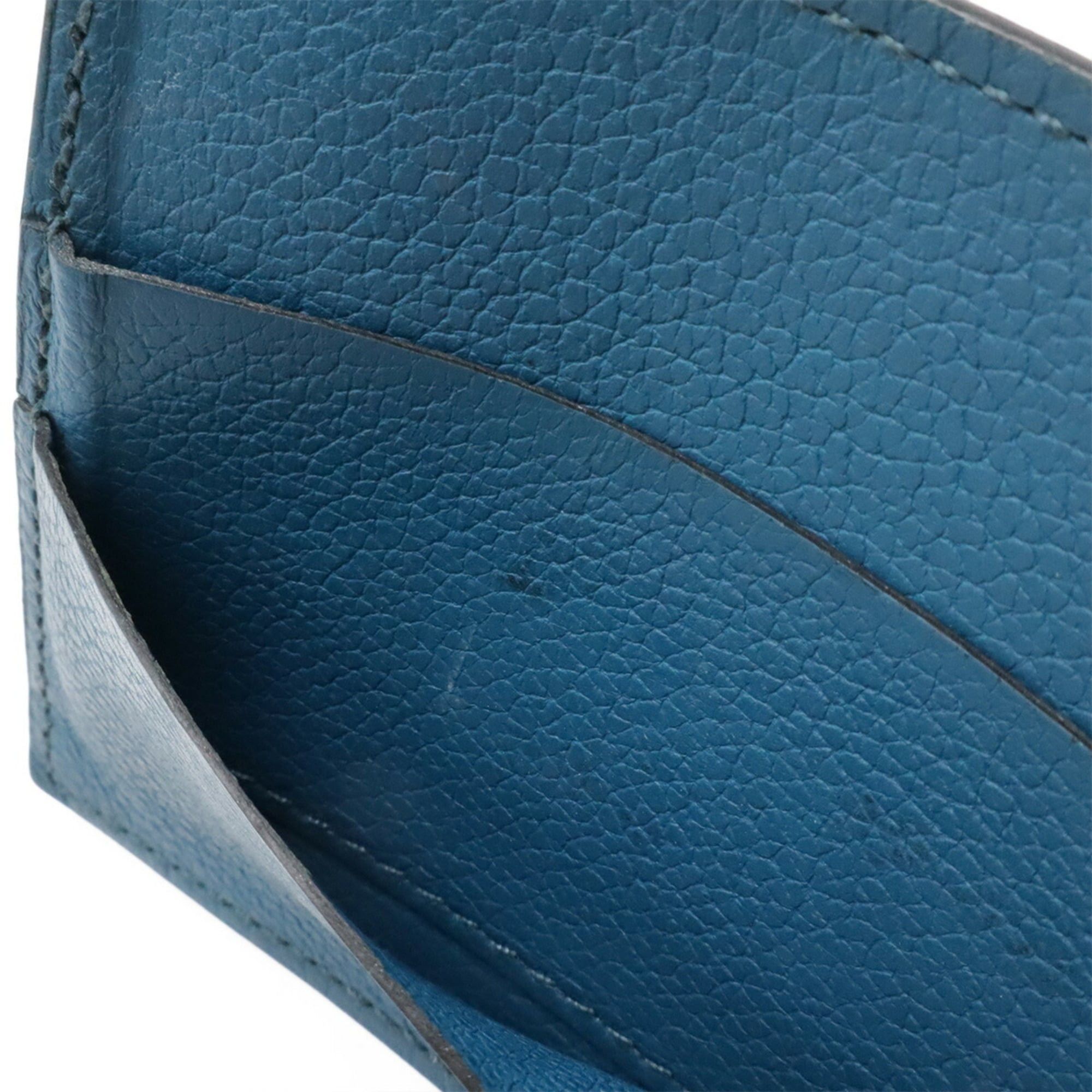 Hermes HERMES Poker Bi-fold Wallet, Money Clip Style, Veau Epsom Leather, Peacock Blue Size ONE SIZE - 6 Thumbnail
