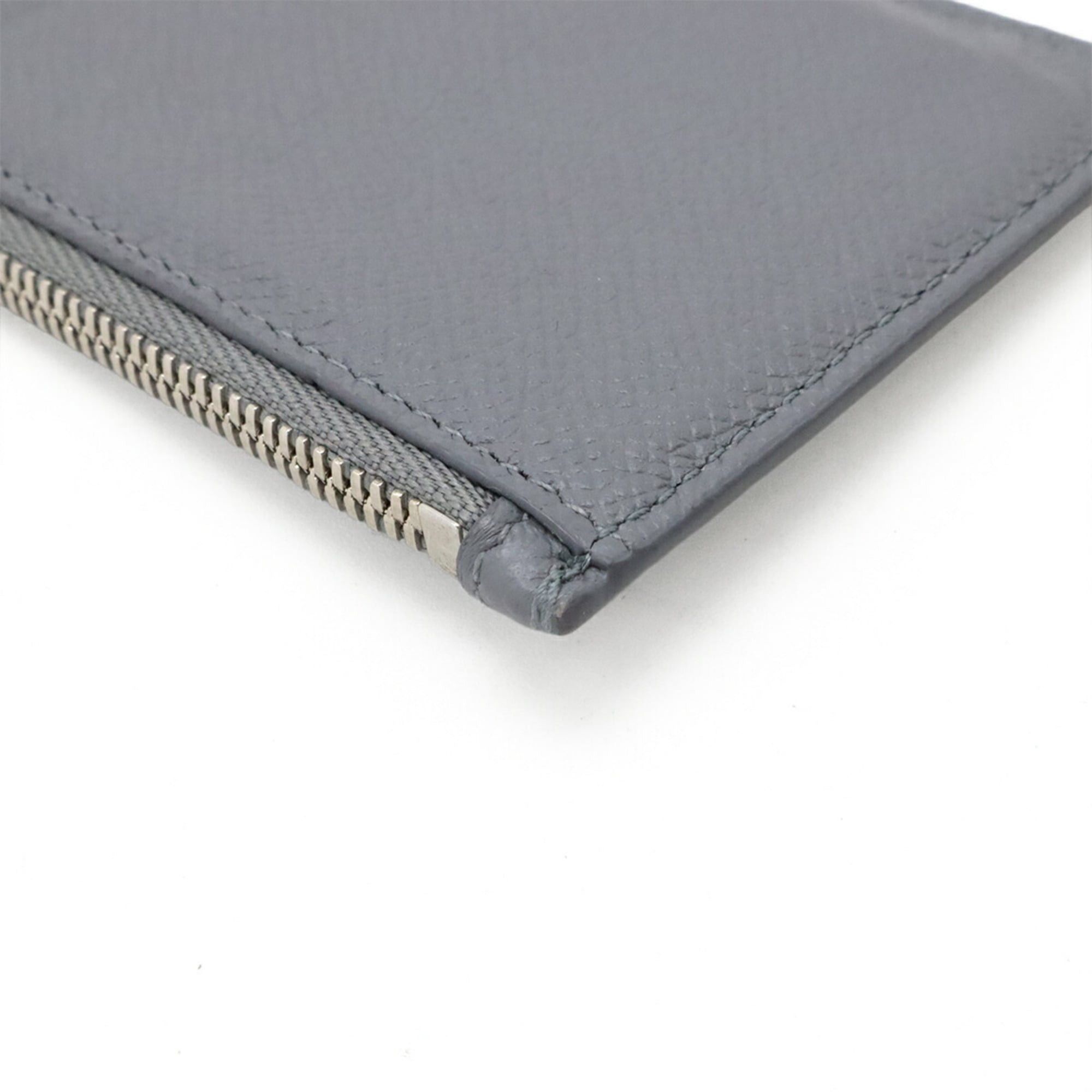 Balenciaga BALENCIAGA Cash Wallet/Coin Purse, Leather, Gray, with Neck Strap, 594548 Size ONE SIZE - 4 Thumbnail