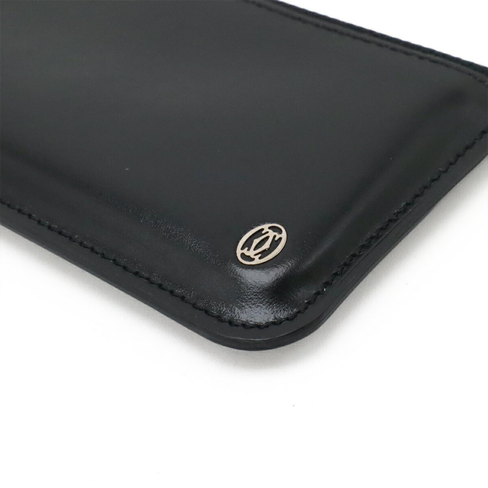 Cartier Cartier Pasha de Wallet/Coin Purse, Leather, Black, with Key Hook Size ONE SIZE - 4 Thumbnail