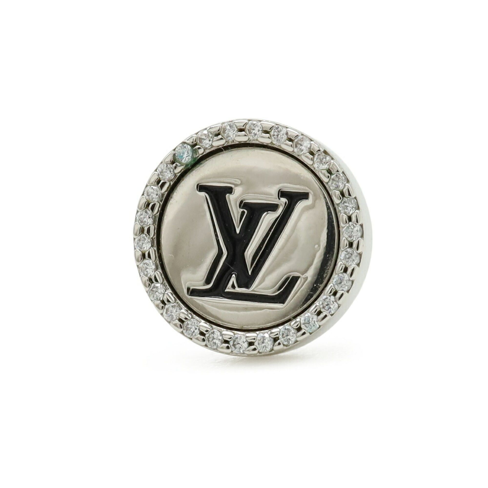 Louis Vuitton Louis Vuitton LV Sparkle Stud Earring, Metal Rhinestone, Single Earring (M02246) Size ONE SIZE - 2 Thumbnail
