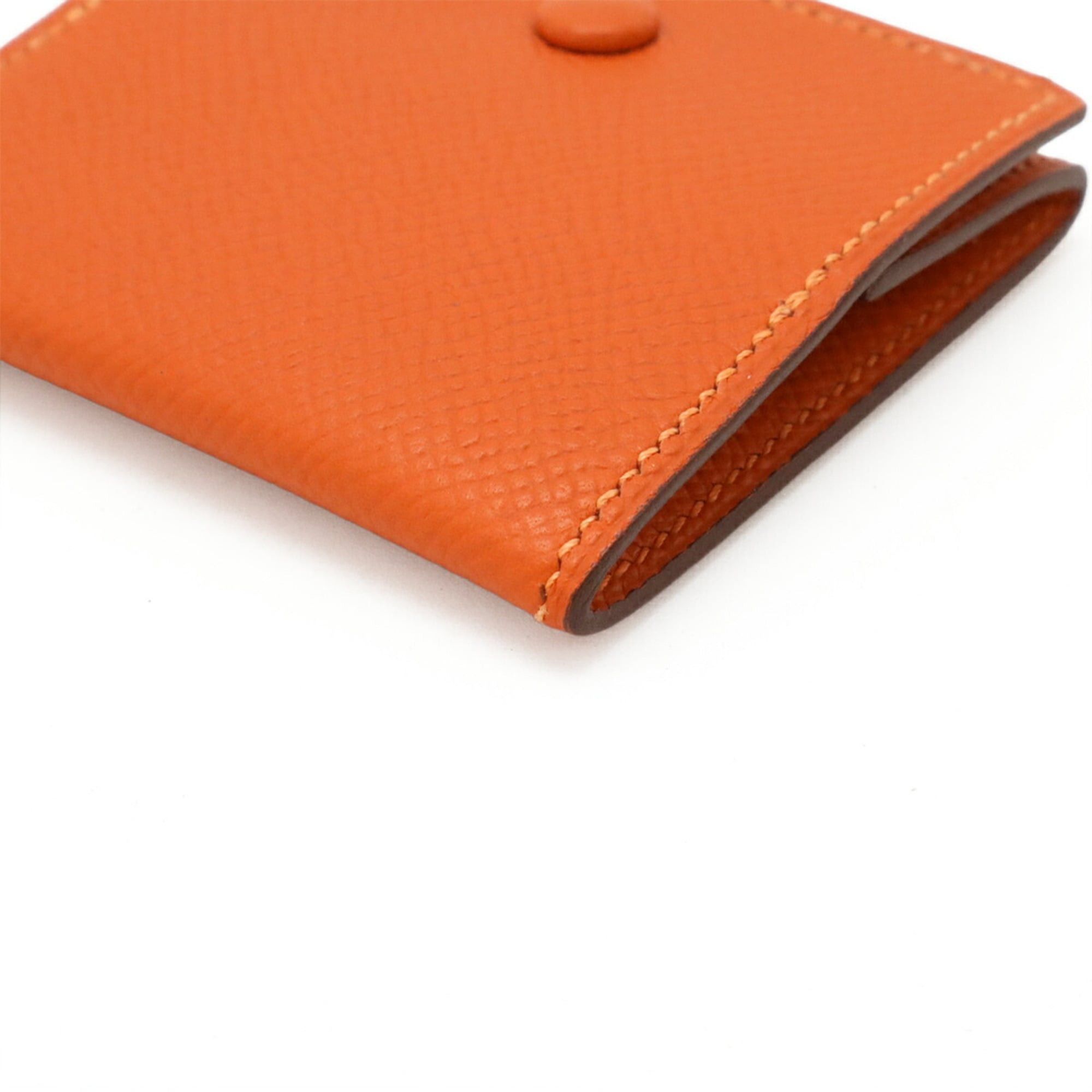 Hermes HERMES MC2 Portemonnaie Watt Wallet/Coin Purse, Square Shape, Veau Epsom Leather, Orange, □O Stamp Size ONE SIZE - 4 Thumbnail