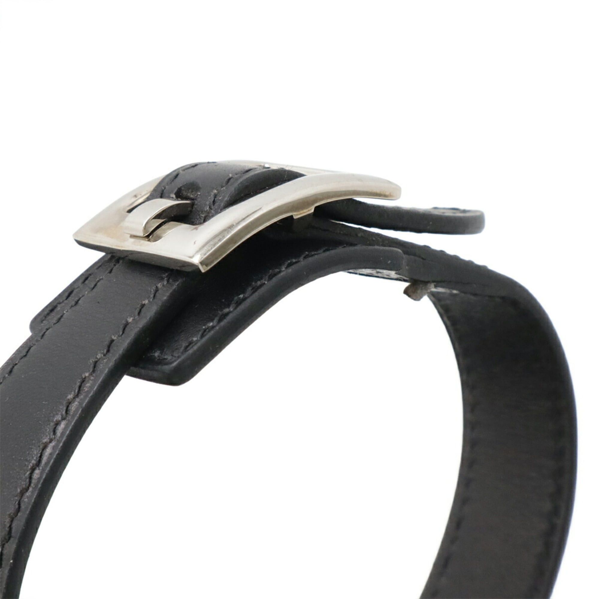 Hermes HERMES Martine Shoulder Bag, Flap Box Calf Leather, Black, D Stamp Size ONE SIZE - 6 Thumbnail