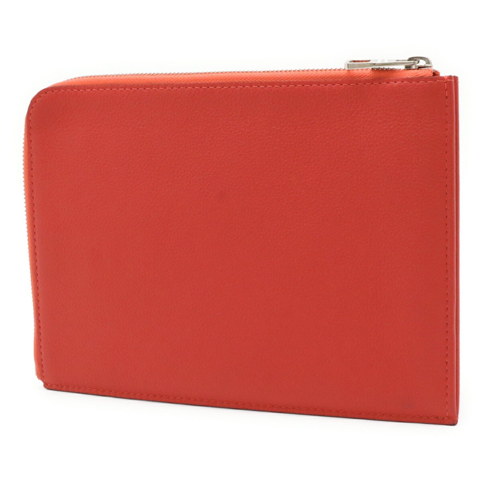 Louis Vuitton LOUIS VUITTON Pochette Jour PM Second Bag Clutch Handbag Pouch L-shaped Taurillon Leather Poppy Petal R99586 Size ONE SIZE - 3 Thumbnail