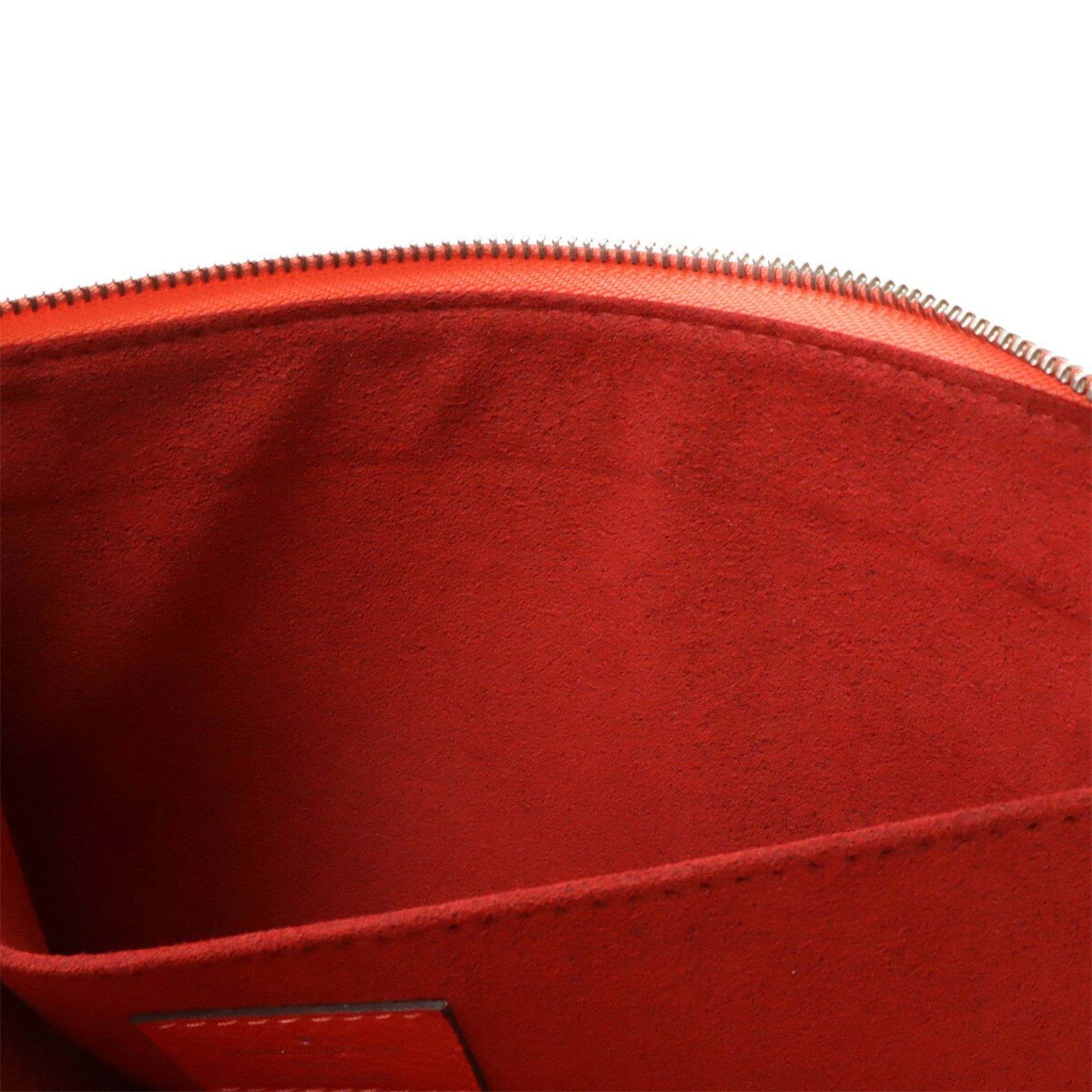 Louis Vuitton LOUIS VUITTON Pochette Jour PM Second Bag Clutch Handbag Pouch L-shaped Taurillon Leather Poppy Petal R99586 Size ONE SIZE - 7 Thumbnail