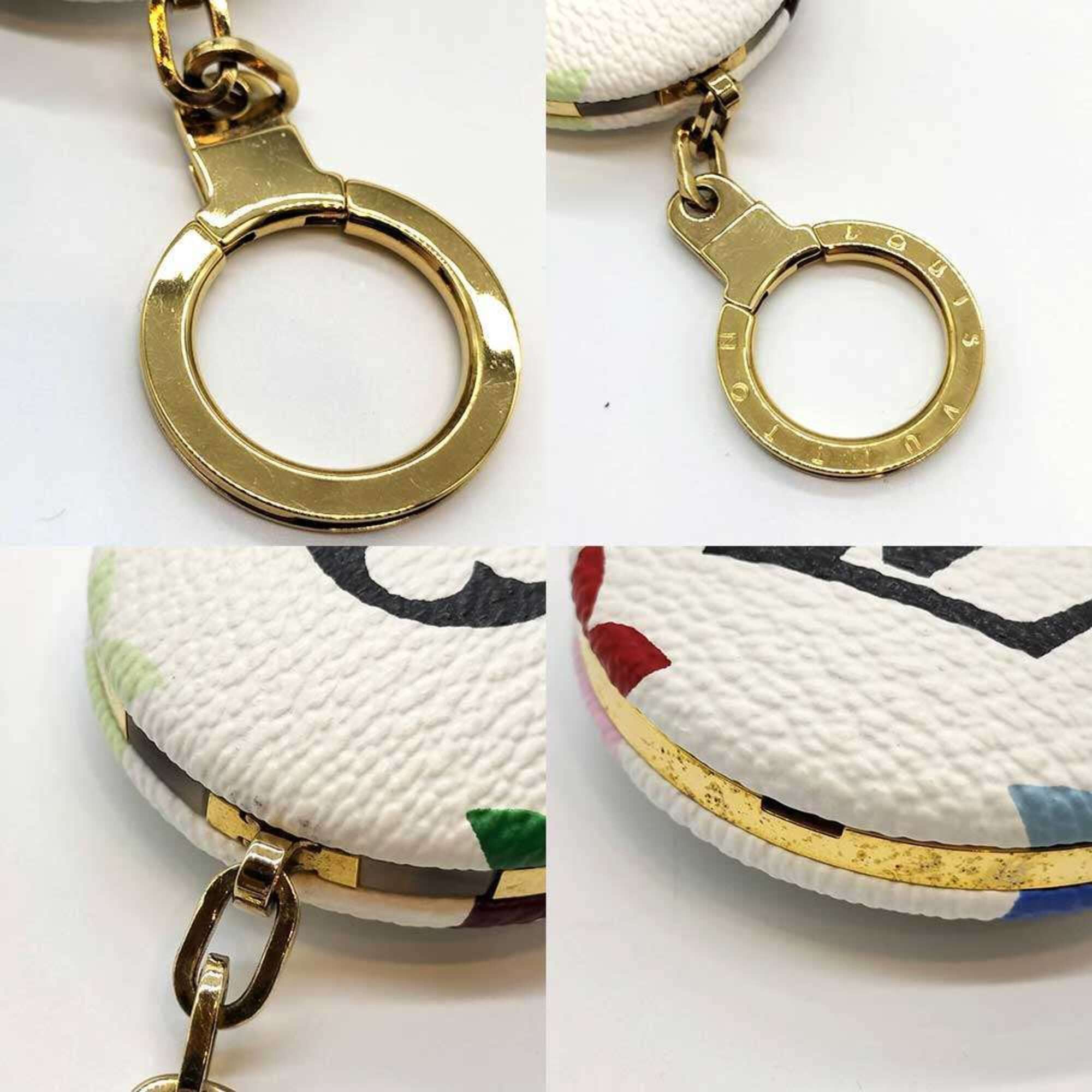 Louis Vuitton Louis Vuitton Astropil Keychain Bag Charm Monogram Multicolor Blanc PVC Canvas x GP M51911 Women's Men's LOUIS VUITTON Size ONE SIZE - 4 Thumbnail