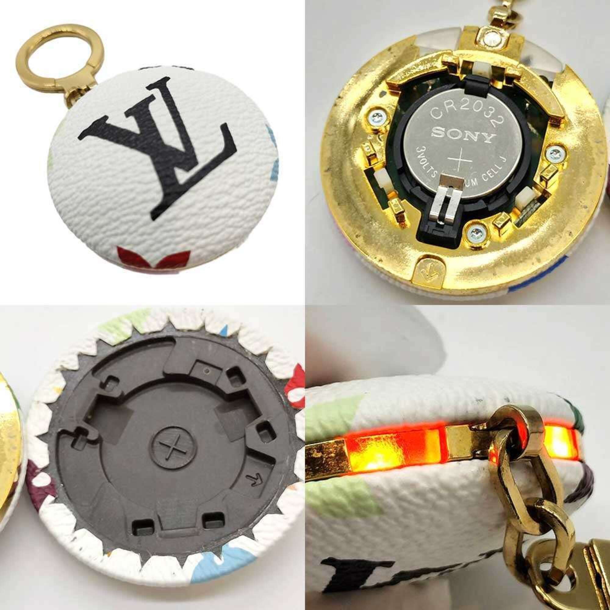 Louis Vuitton Louis Vuitton Astropil Keychain Bag Charm Monogram Multicolor Blanc PVC Canvas x GP M51911 Women's Men's LOUIS VUITTON Size ONE SIZE - 5 Thumbnail