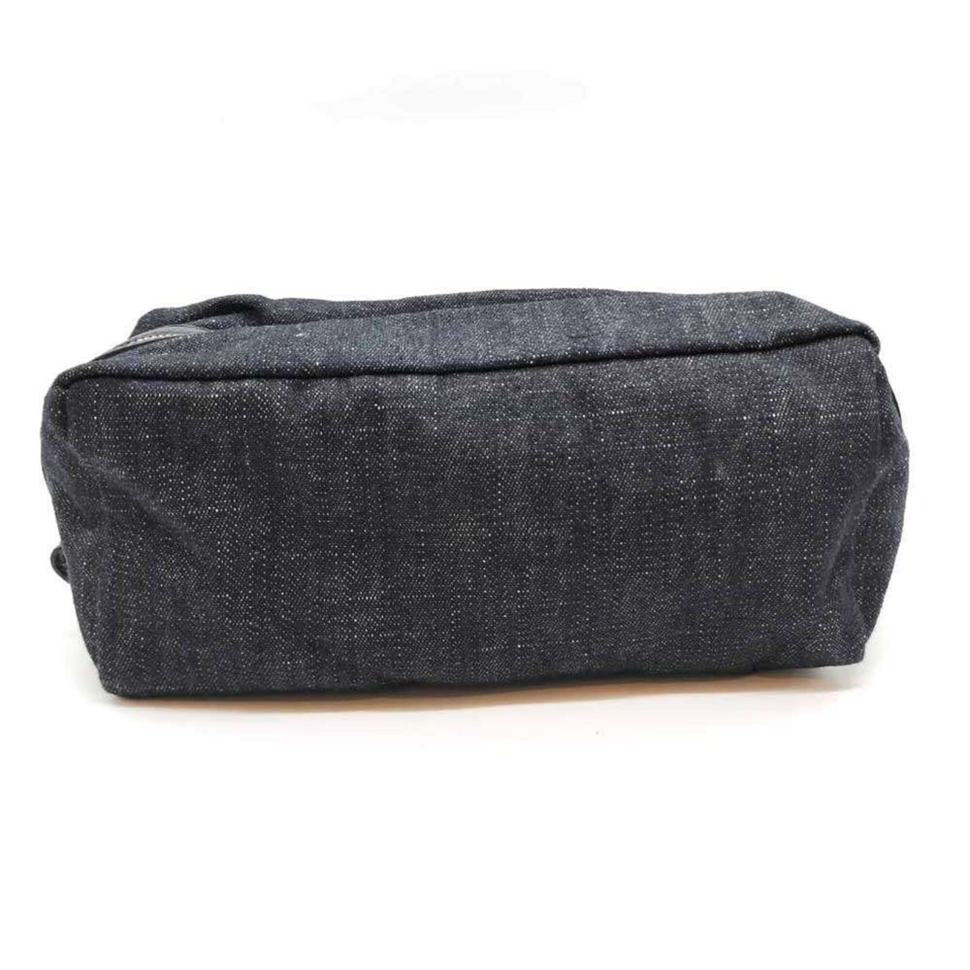 Prada Prada Multi Pouch, Denim Canvas, Navy, Triangle Design, Women's PRADA Size ONE SIZE - 2 Thumbnail