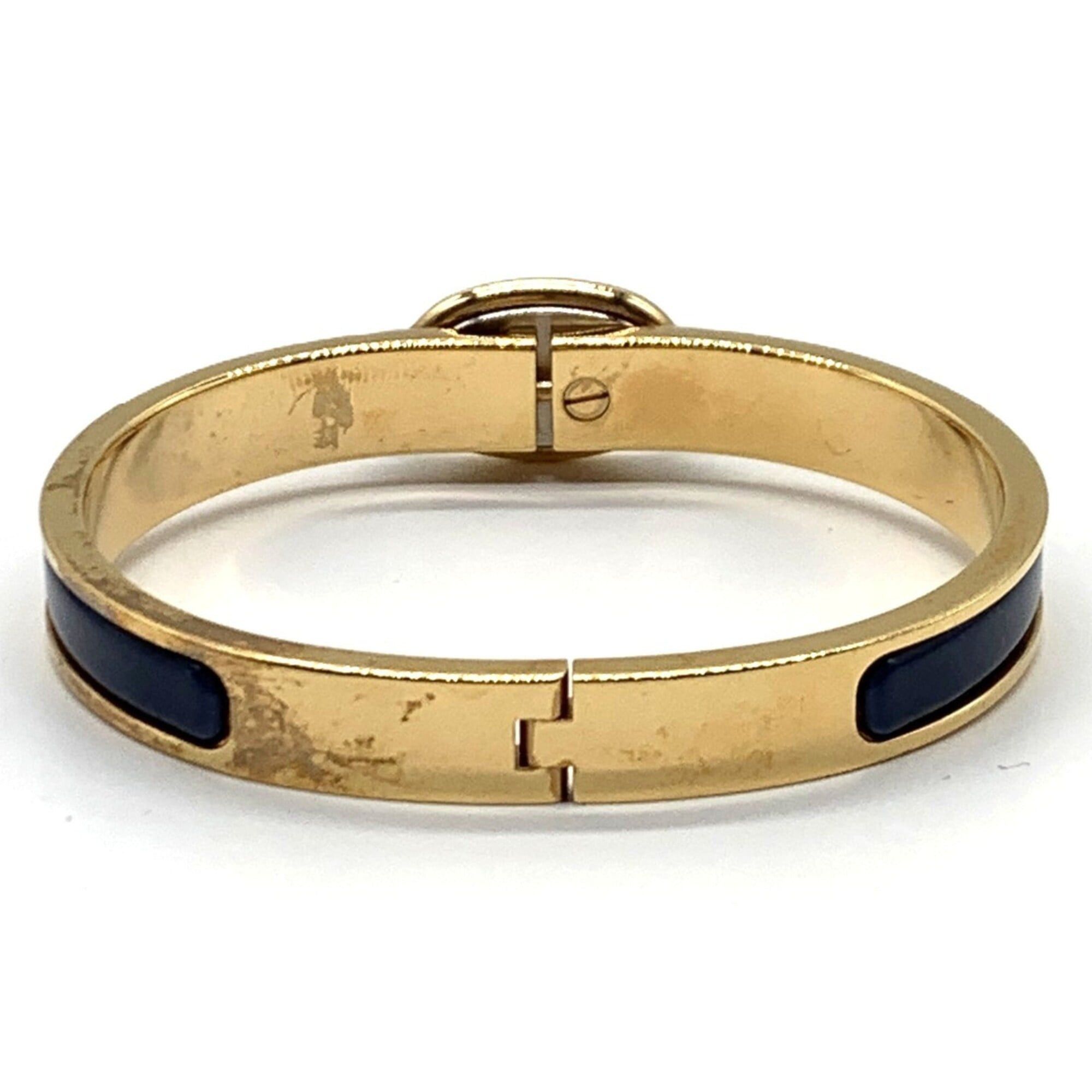 Hermes Hermes Mini Click Chaine d'Ancre Yellow Gold Plated Bracelet H209000F HERMES Size ONE SIZE - 2 Thumbnail