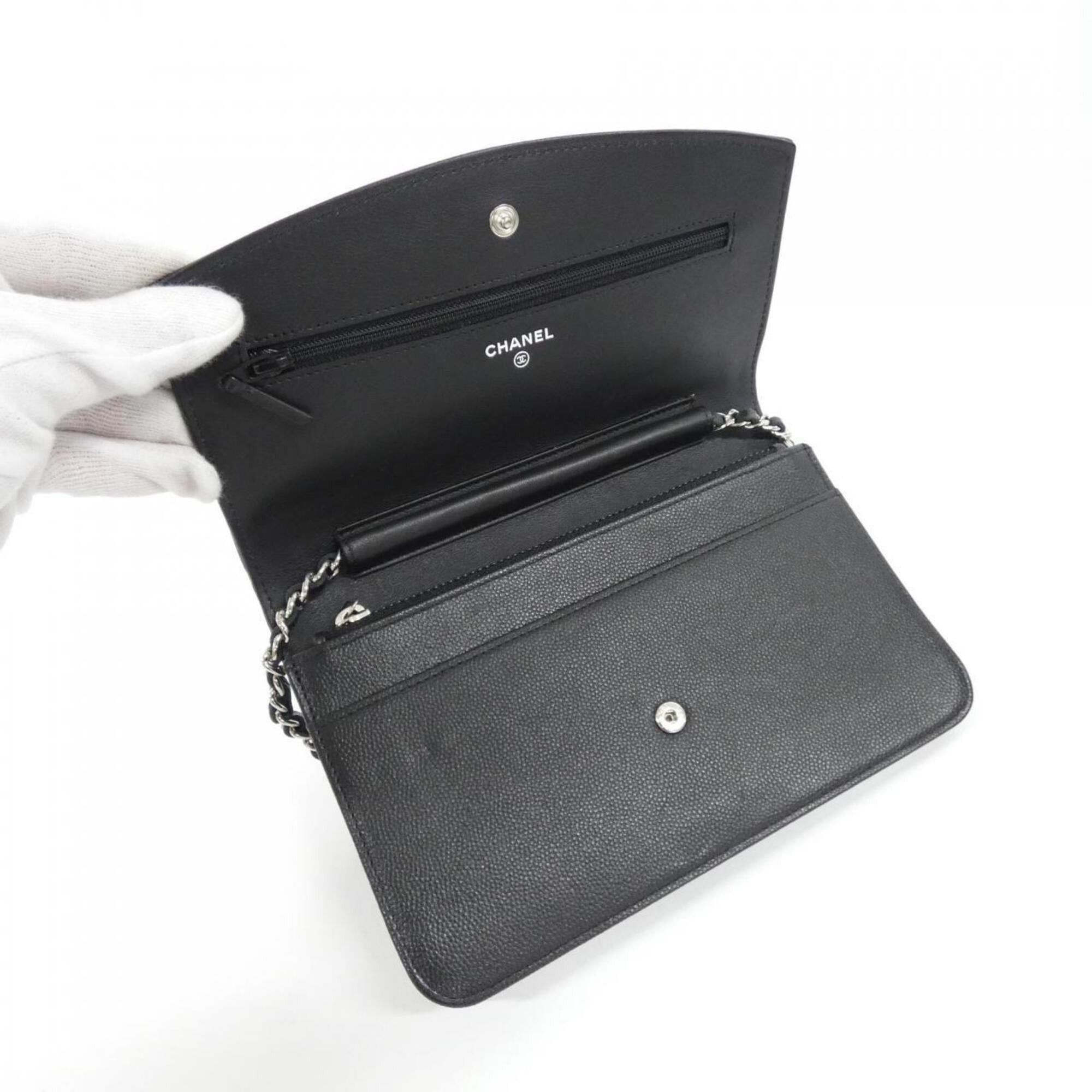 Chanel Chanel Sevruga line 46316 wallet chain Size ONE SIZE - 6 Thumbnail