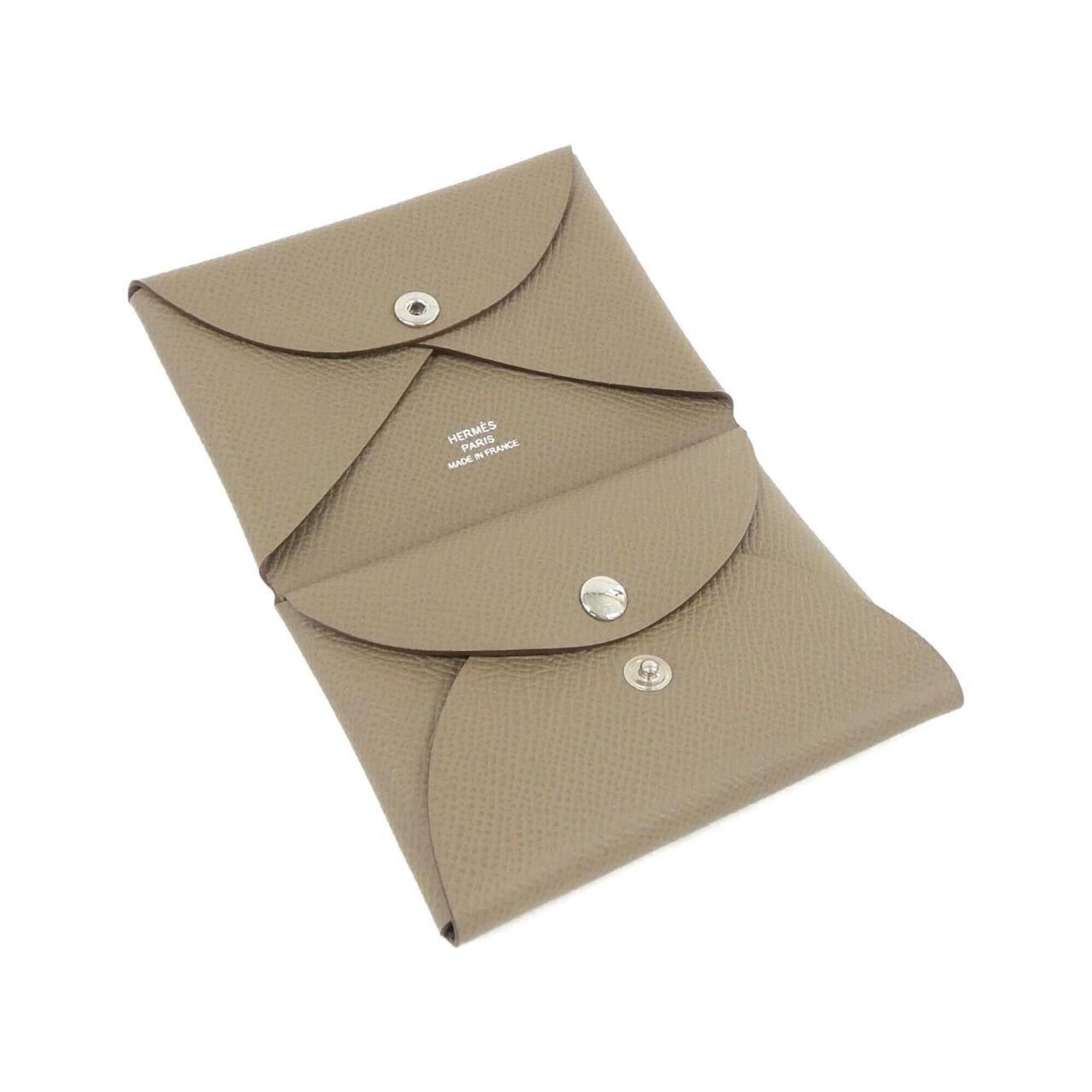 Hermes Hermes Calvi Duo 083035CK Wallet/Coin Case Size ONE SIZE - 2 Thumbnail