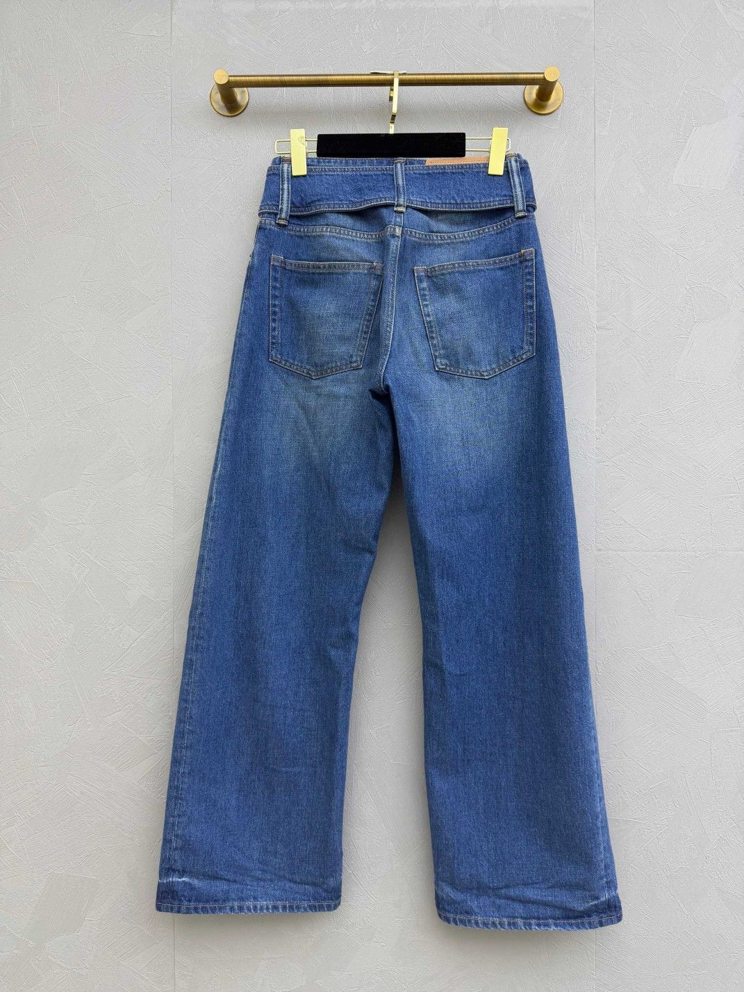 Acne Studios Acne Studios Belted Wide Leg Jeans Size 32 Size 24" / US 00 / IT 34 - 2 Thumbnail