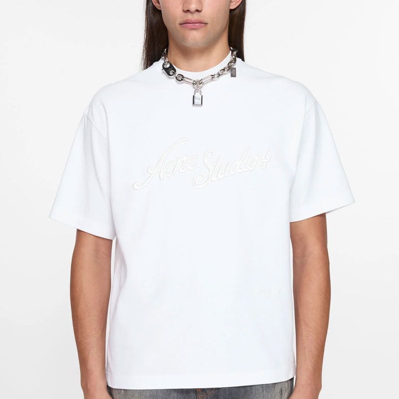 Acne Studios Acne Studios Logo Short Sleeve T-Shirt Size M Size US M / EU 48-50 / 2 - 11 Thumbnail