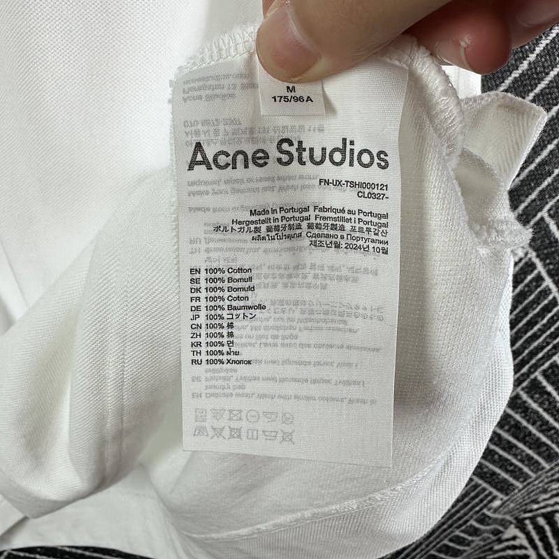 Acne Studios Acne Studios Logo Short Sleeve T-Shirt Size M Size US M / EU 48-50 / 2 - 4 Thumbnail