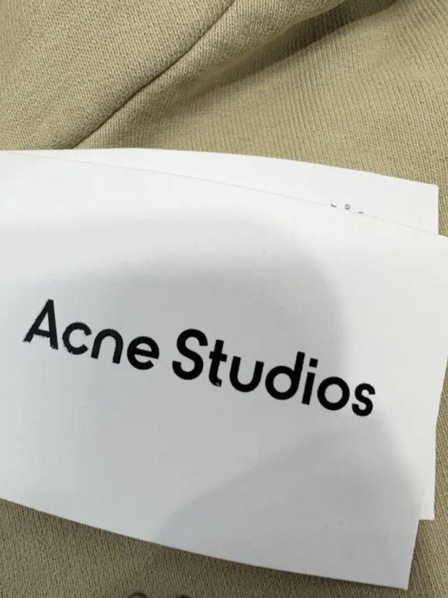 Acne Studios Acne Studios Logo Hoodie Beige Size XS Size US XS / EU 42 / 0 - 5 Thumbnail