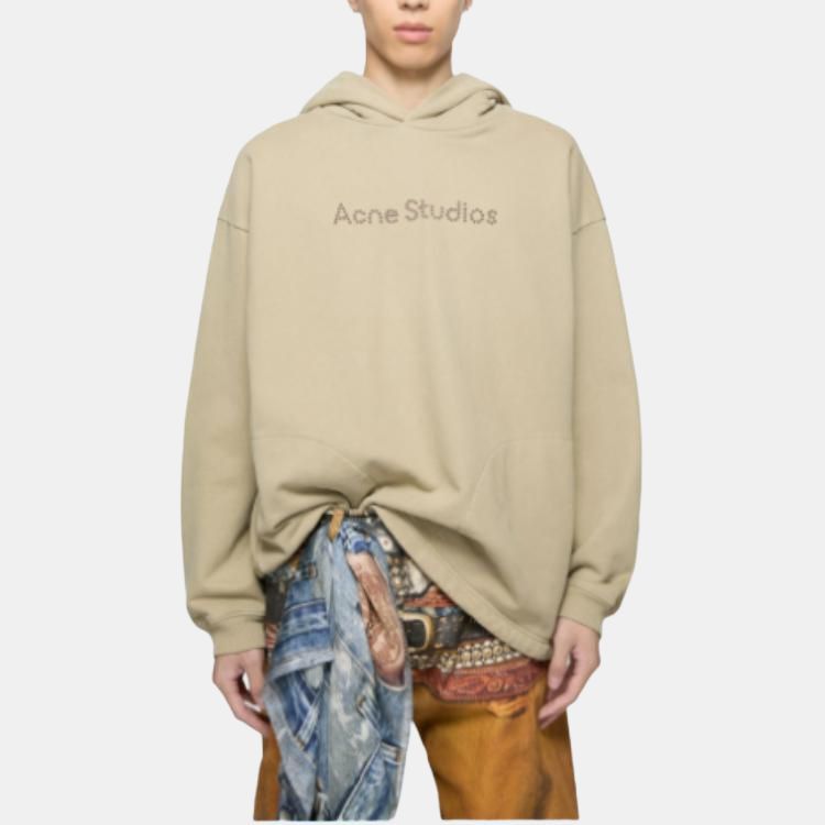Acne Studios Acne Studios Logo Hoodie Beige Size XS Size US XS / EU 42 / 0 - 7 Thumbnail