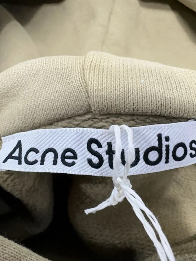 Acne Studios Acne Studios Logo Hoodie Beige Size XS Size US XS / EU 42 / 0 - 3 Thumbnail