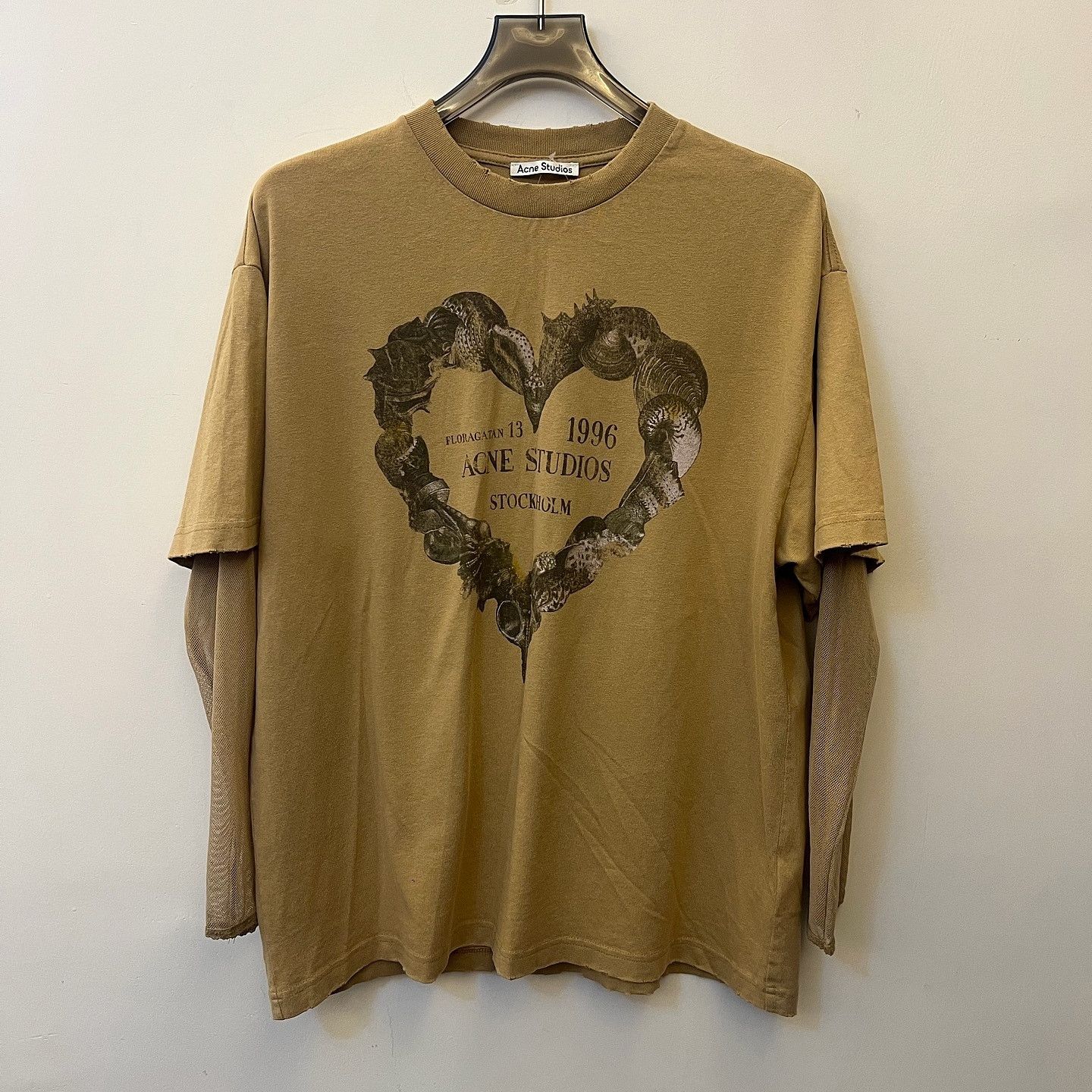 Acne Studios Acne Studios 1996 Heart Graphic Layered Top XXS Size XXS / US 00 / IT 34 - 6 Thumbnail