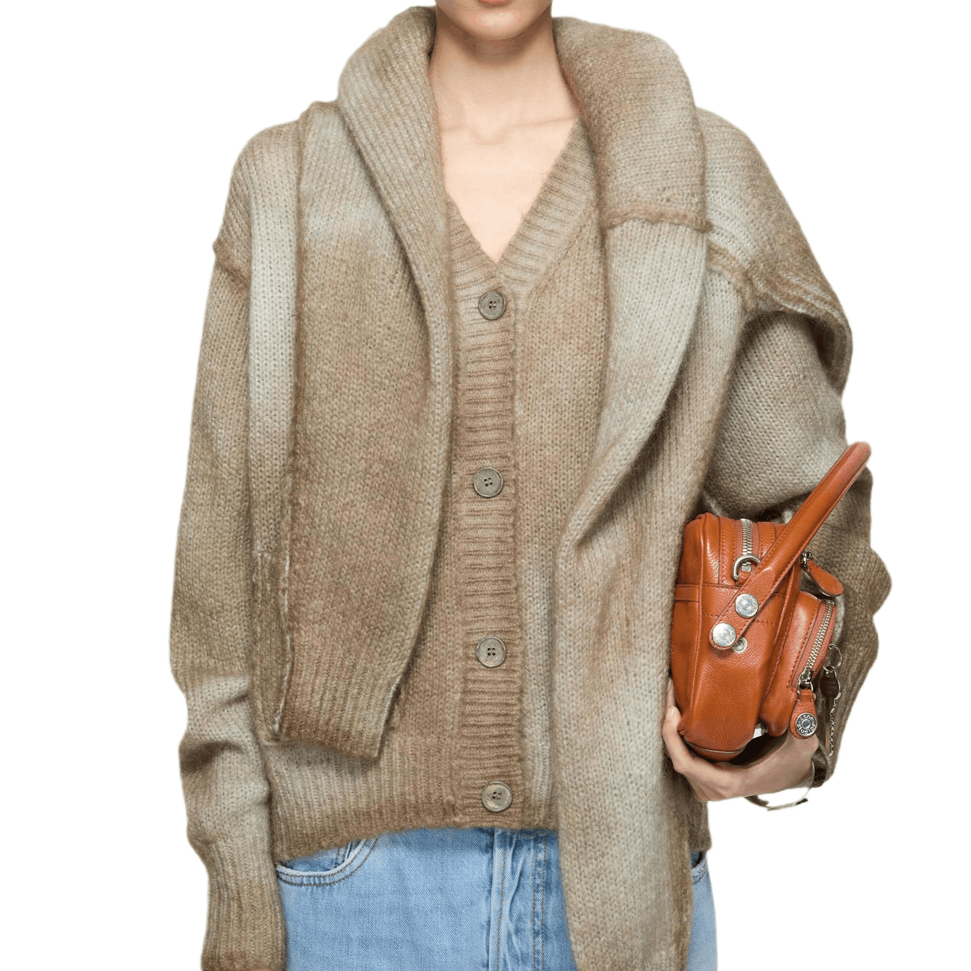 Acne Studios Acne Studios Mohair Gradient Cardigan Size XS Size XS / US 0-2 / IT 36-38 - 8 Thumbnail