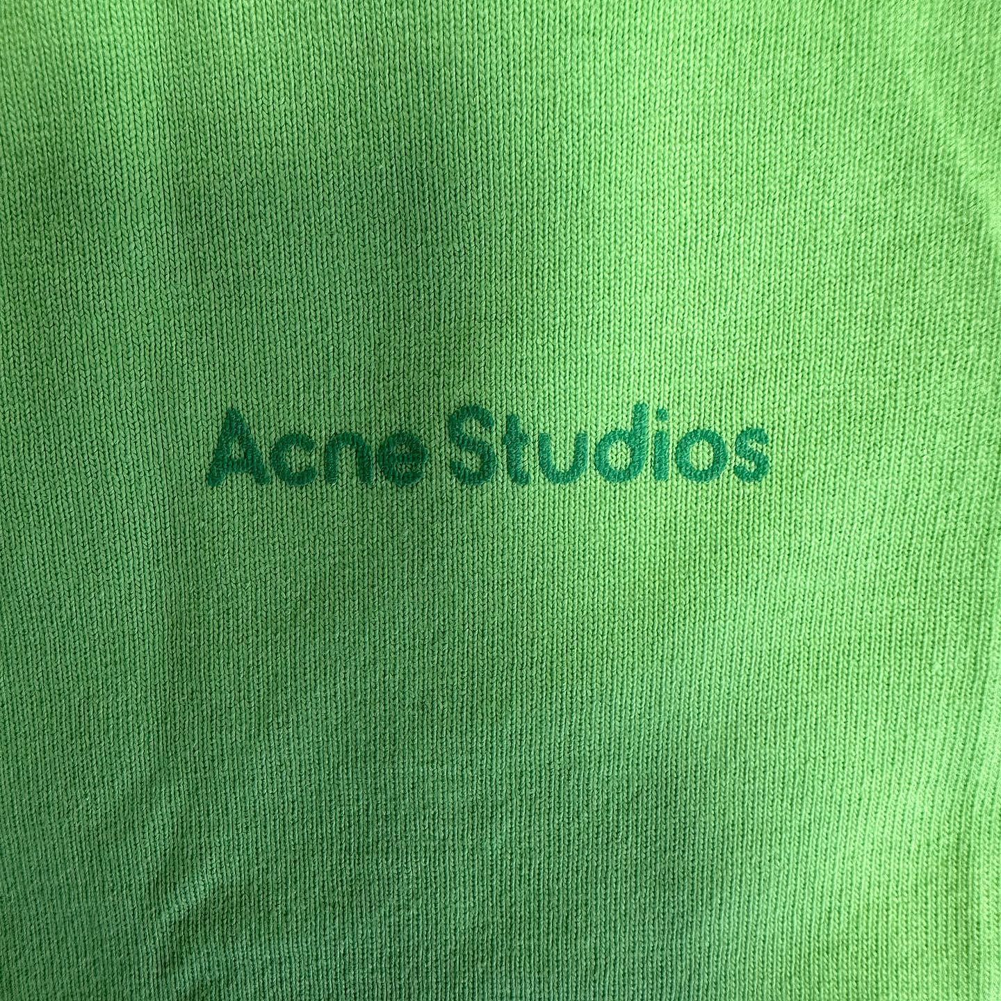 Acne Studios Acne Studios Logo Tee Mint Green Size XS Size US XS / EU 42 / 0 - 6 Thumbnail