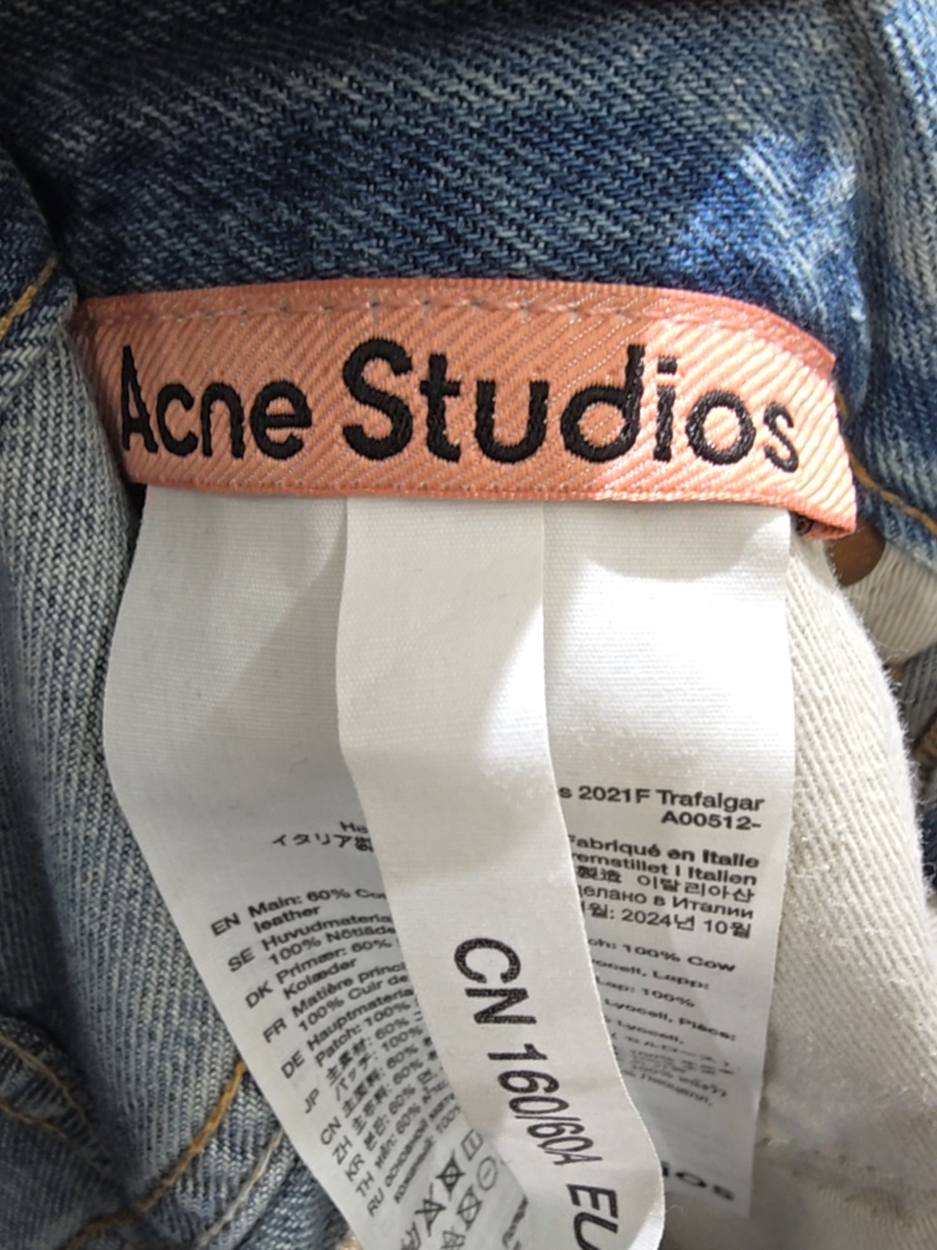 Acne Studios Acne Studios Paint Splatter Wide Leg Jeans 24 Size 24" / US 00 / IT 34 - 3 Thumbnail