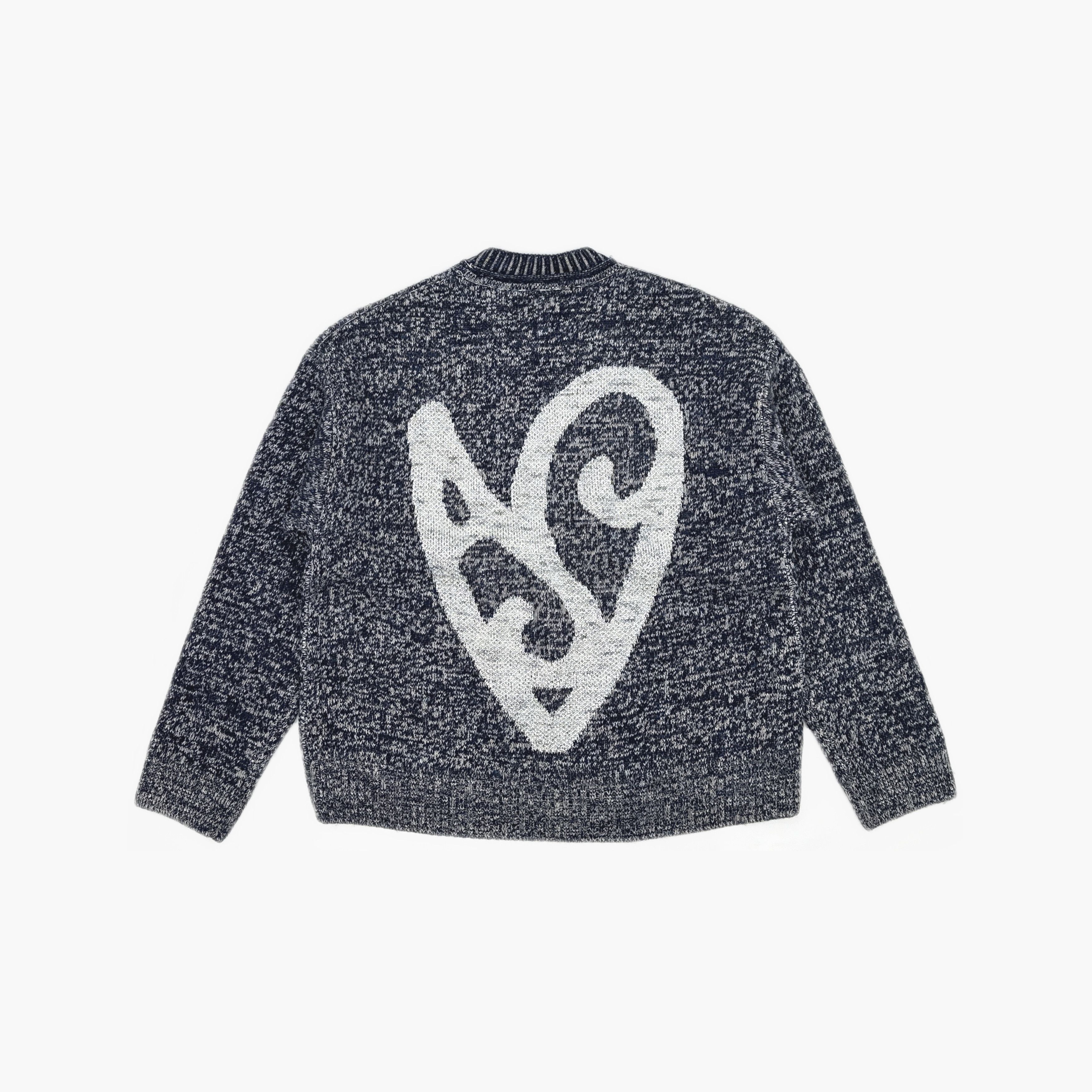 Acne Studios Acne Studios Heart Jacquard Sweater Size S Size US S / EU 44-46 / 1 - 2 Thumbnail