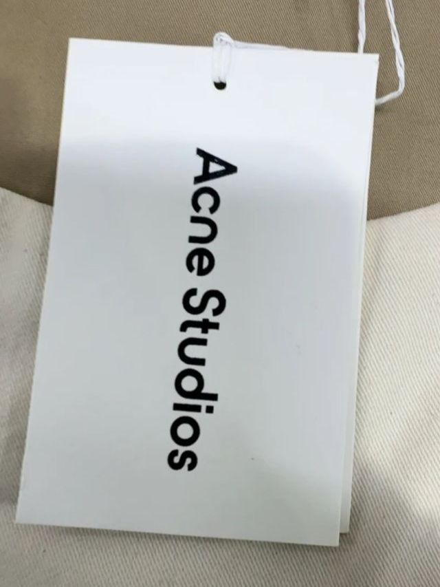 Acne Studios Acne Studios Leather Collar Cotton Jacket Khaki Size 48 Size US M / EU 48-50 / 2 - 5 Thumbnail